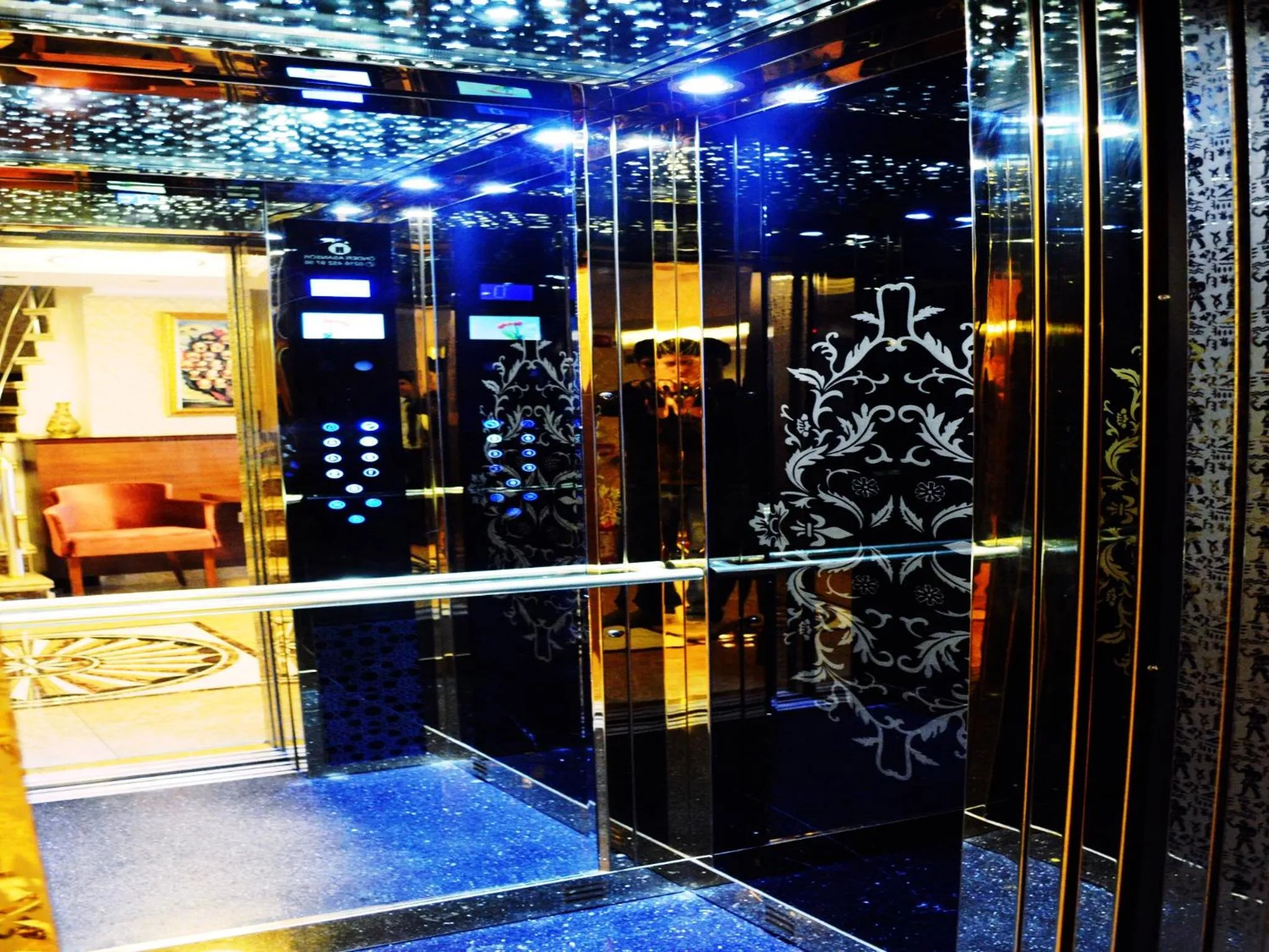 Decorative detail in Elysion Hotel