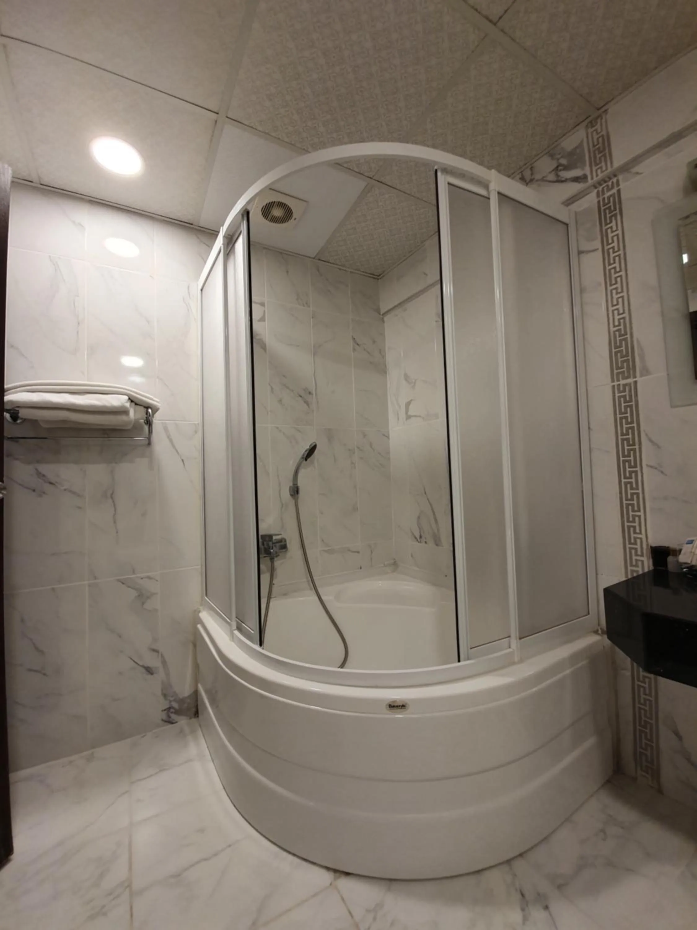 Shower in Elysion Hotel