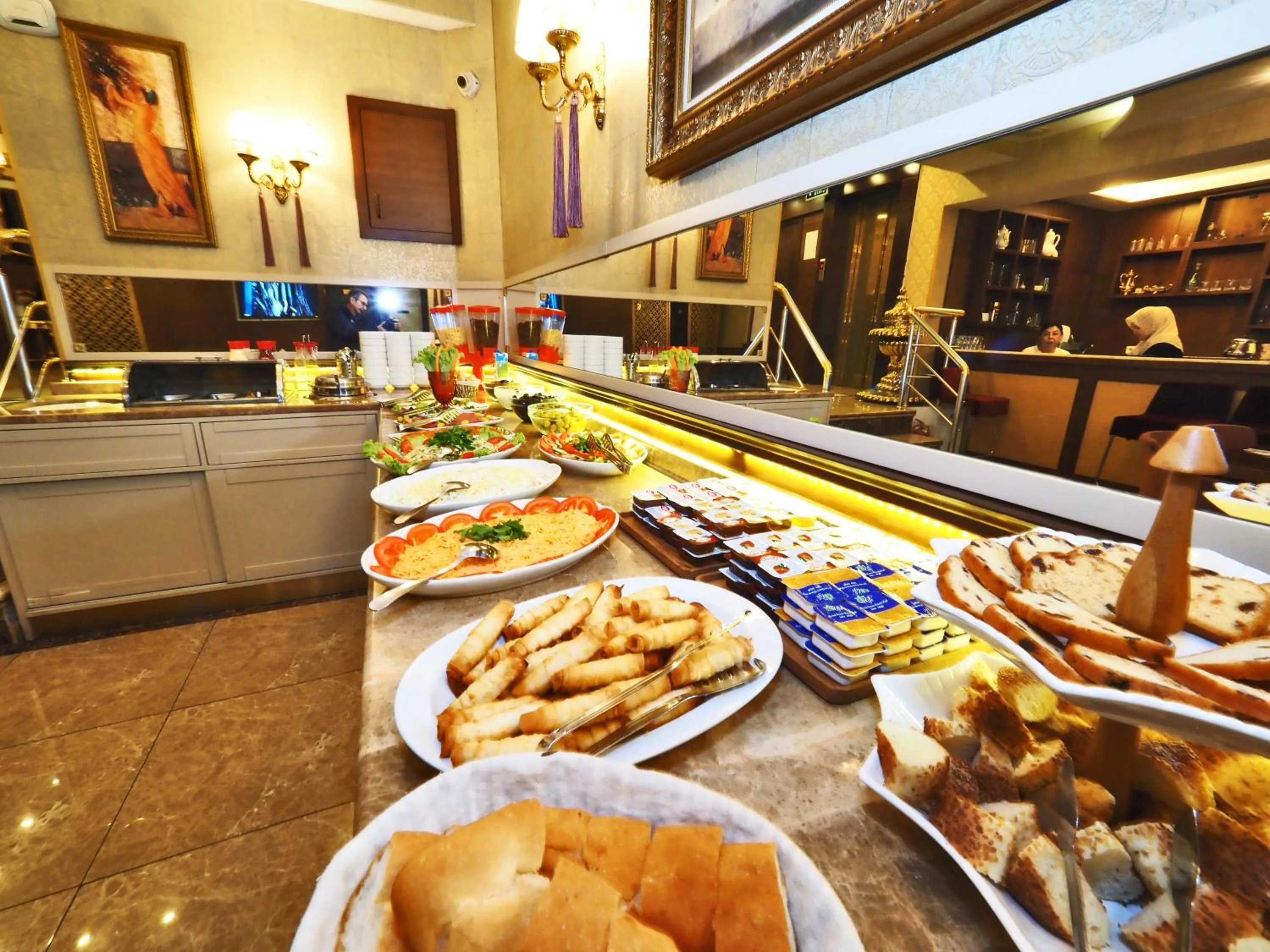 Buffet breakfast in Elysion Hotel