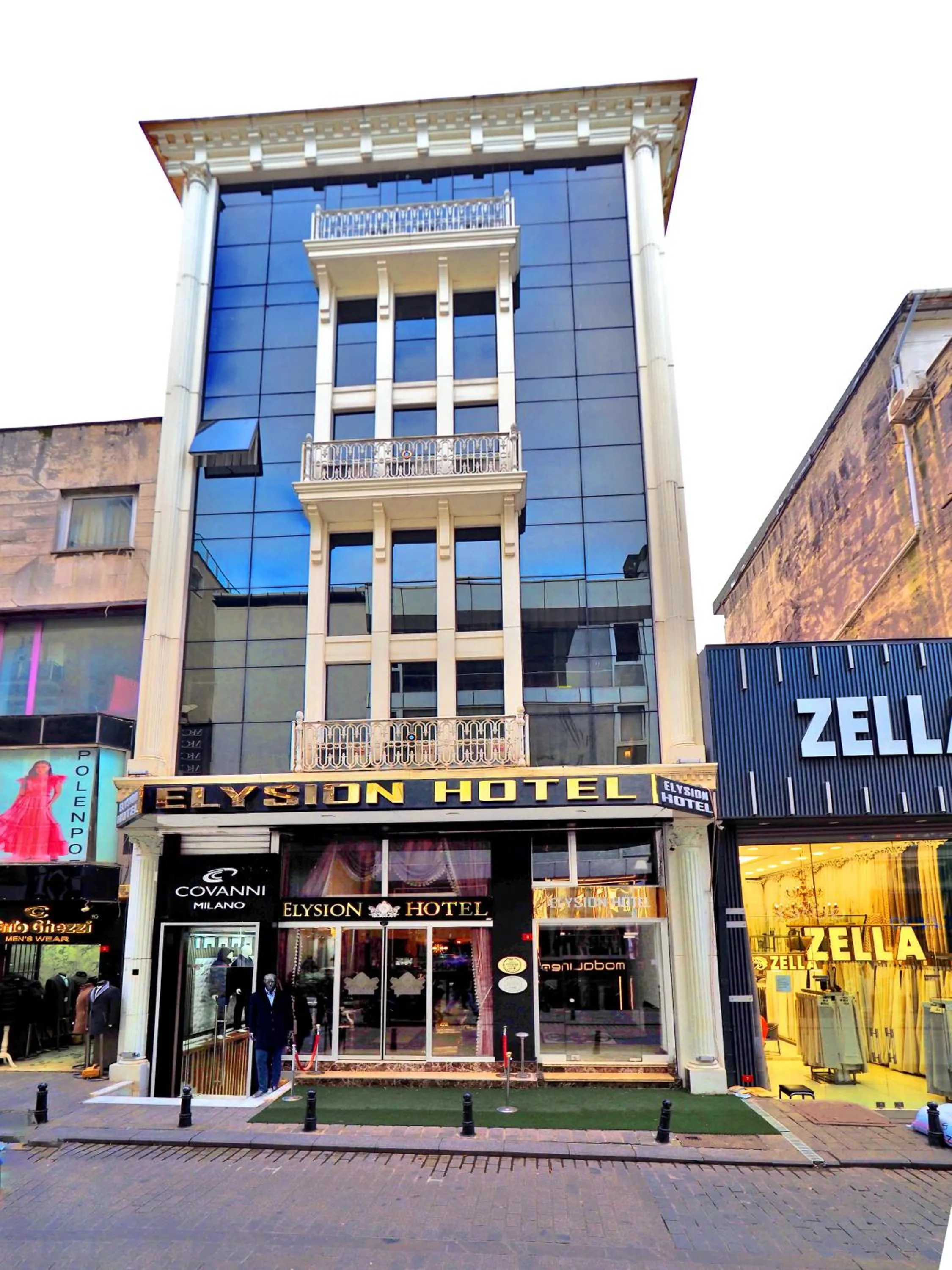 Facade/entrance in Elysion Hotel