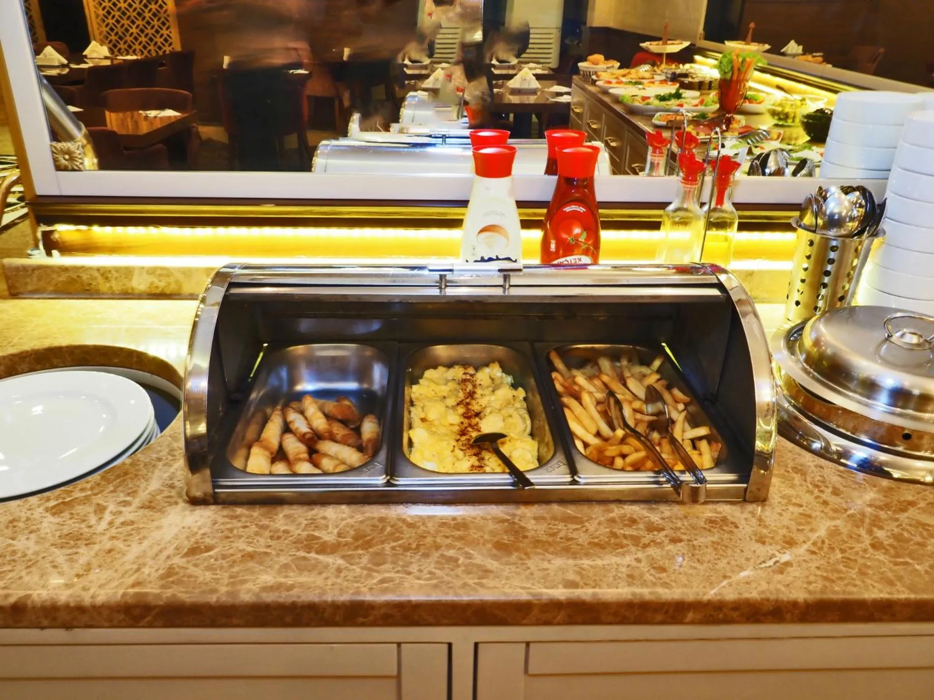 Buffet breakfast in Elysion Hotel