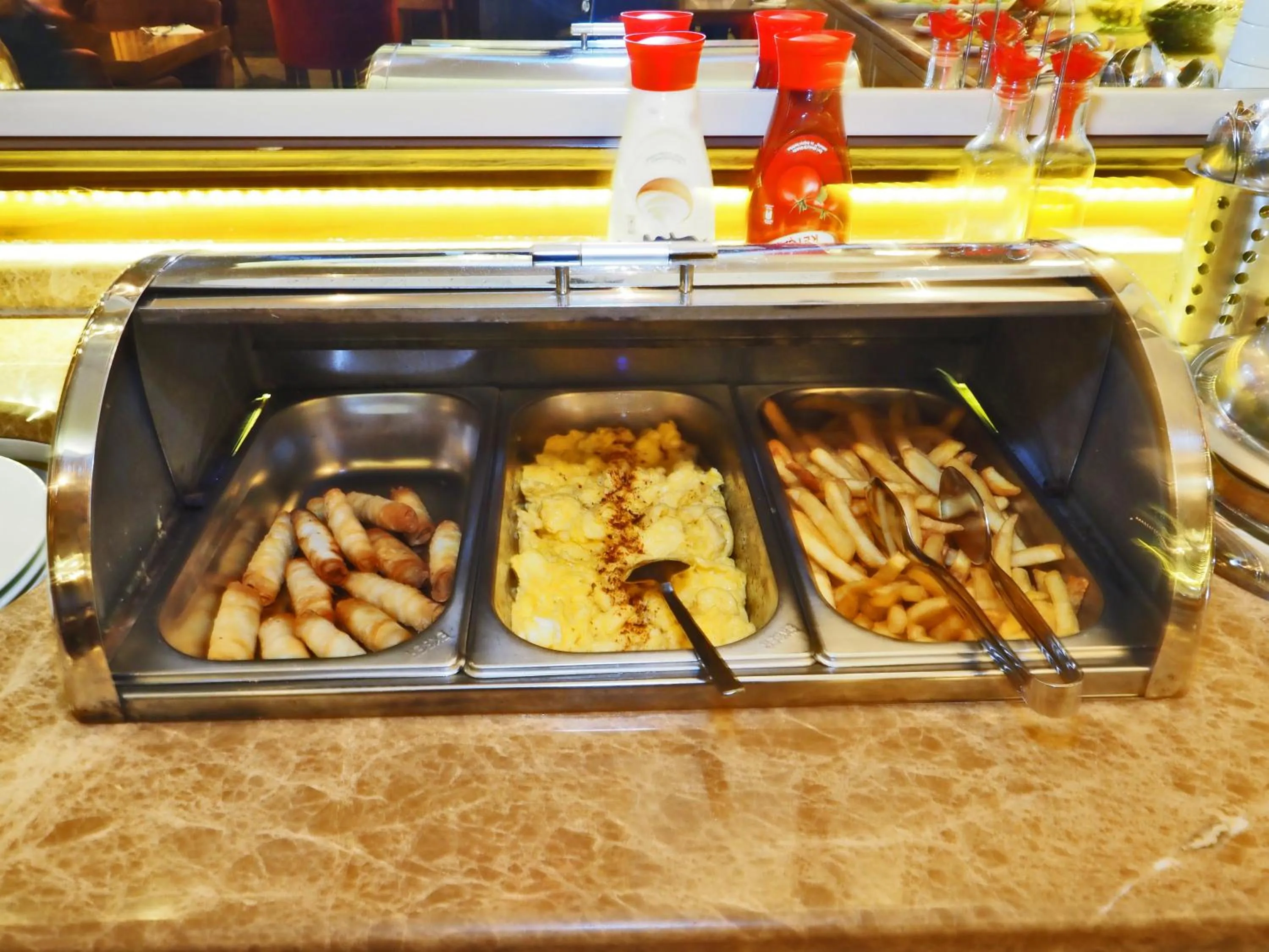 Buffet breakfast in Elysion Hotel