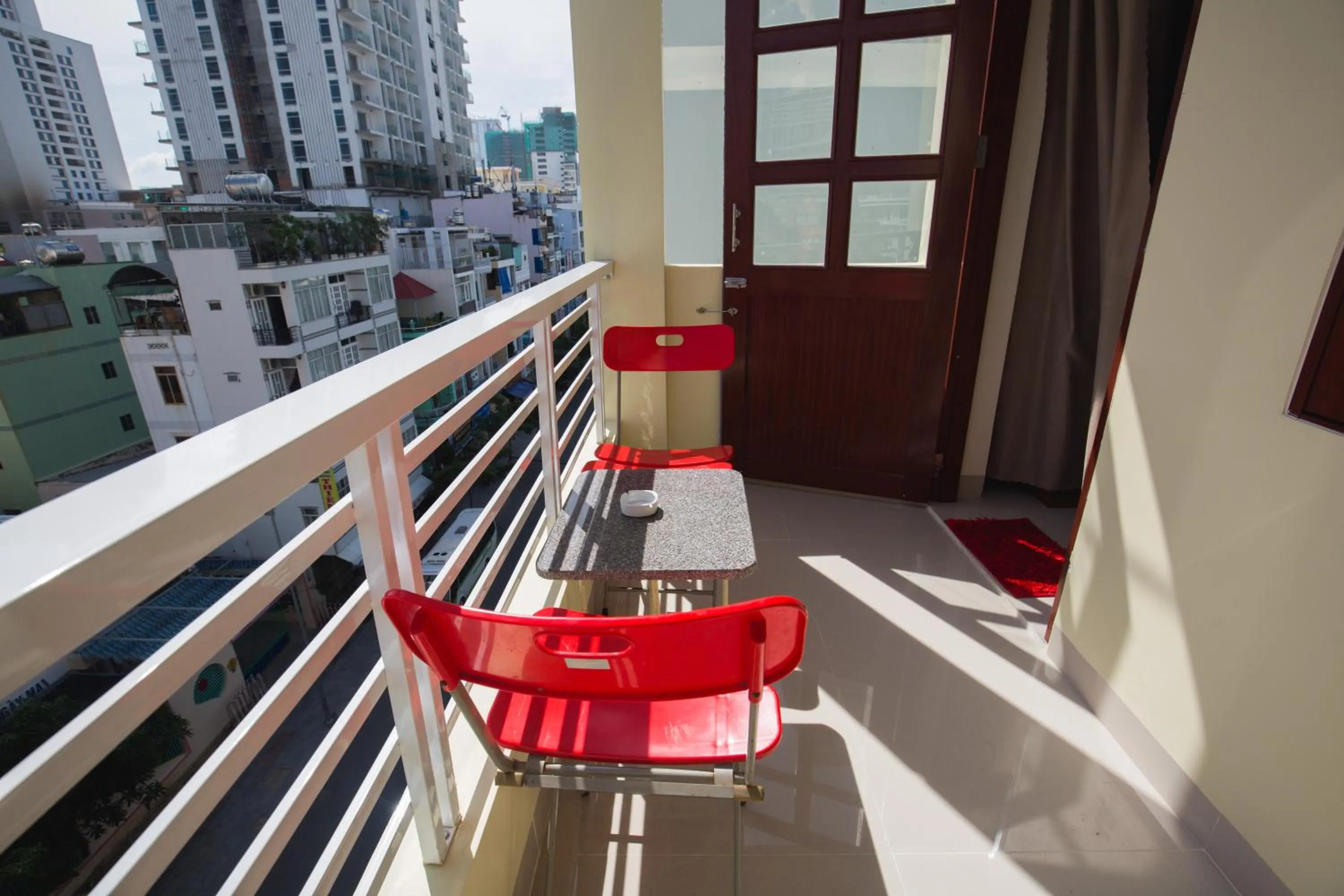 Balcony/Terrace in Binh An hotel