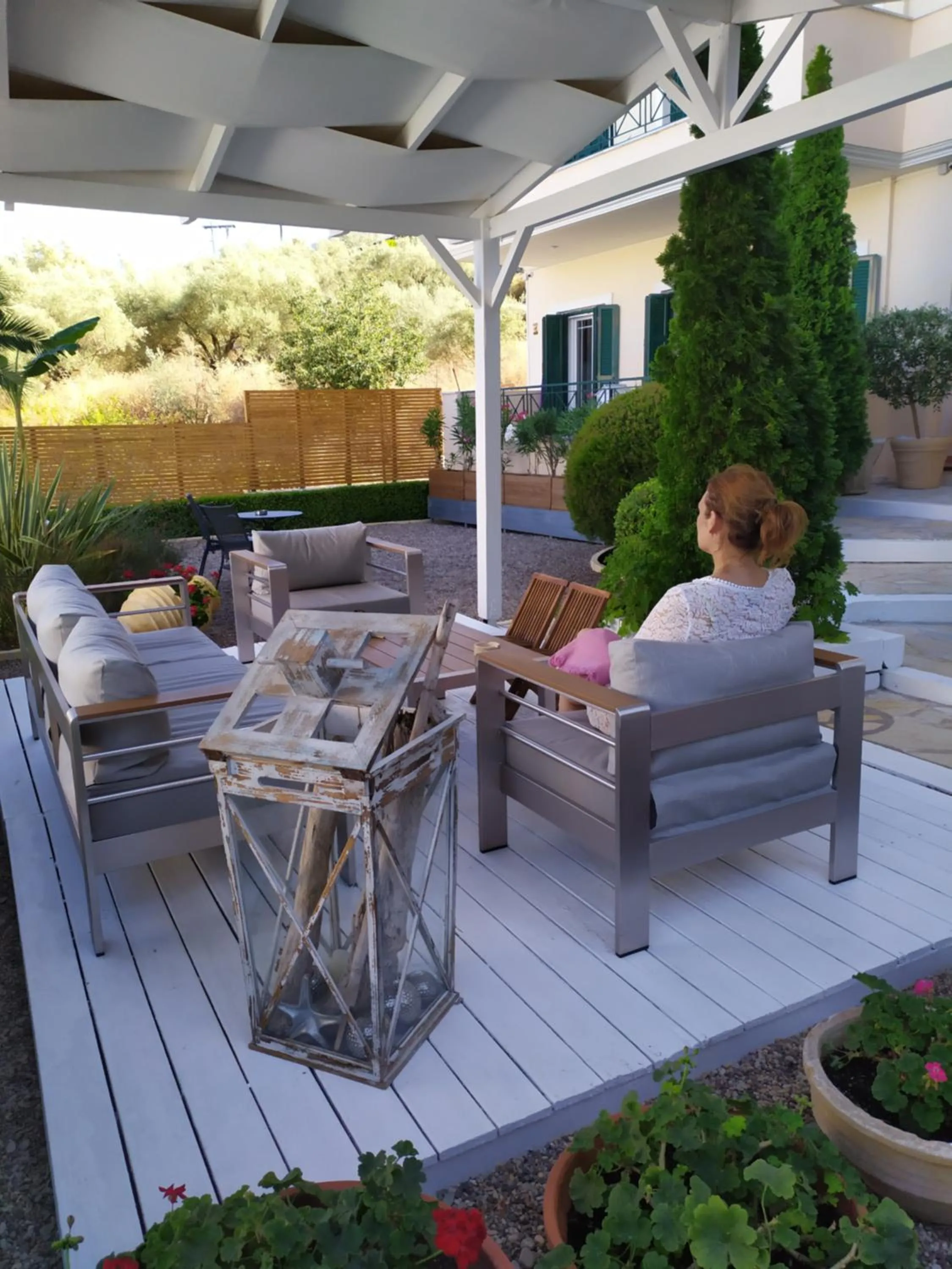 Patio in Katsenos studios