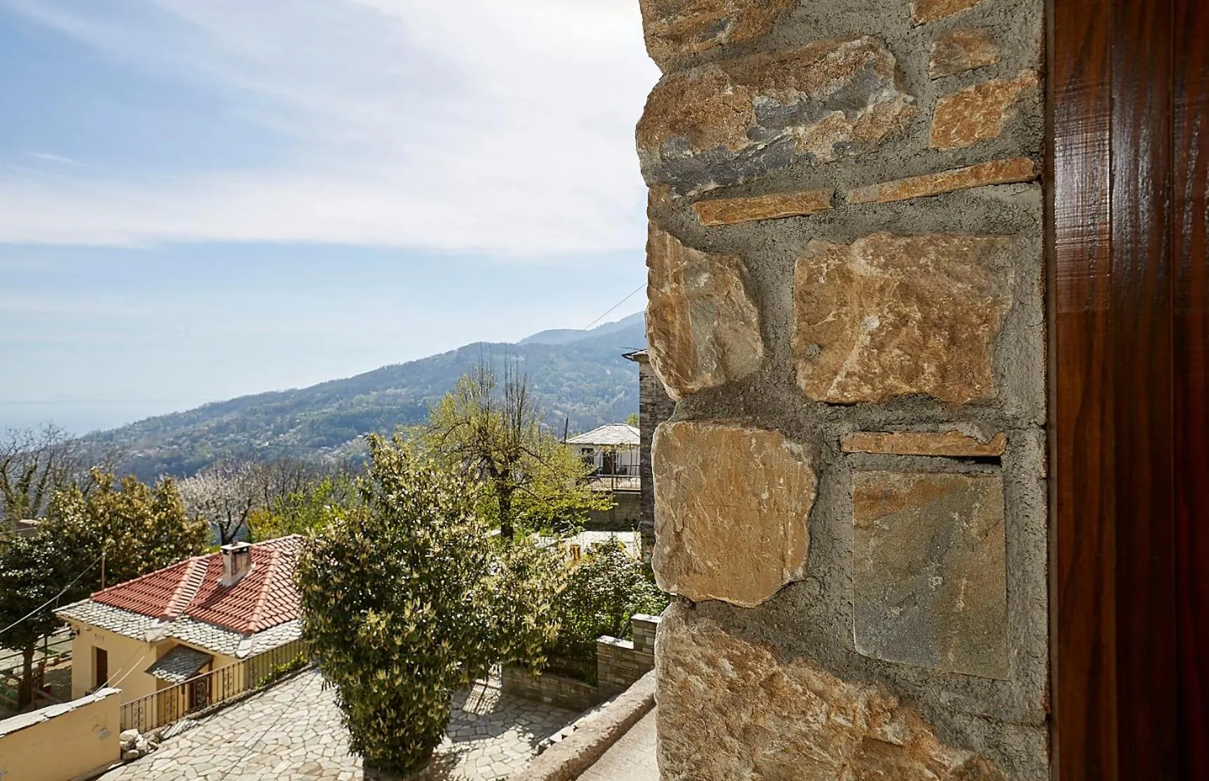 Natural landscape in Hotel Atrapos