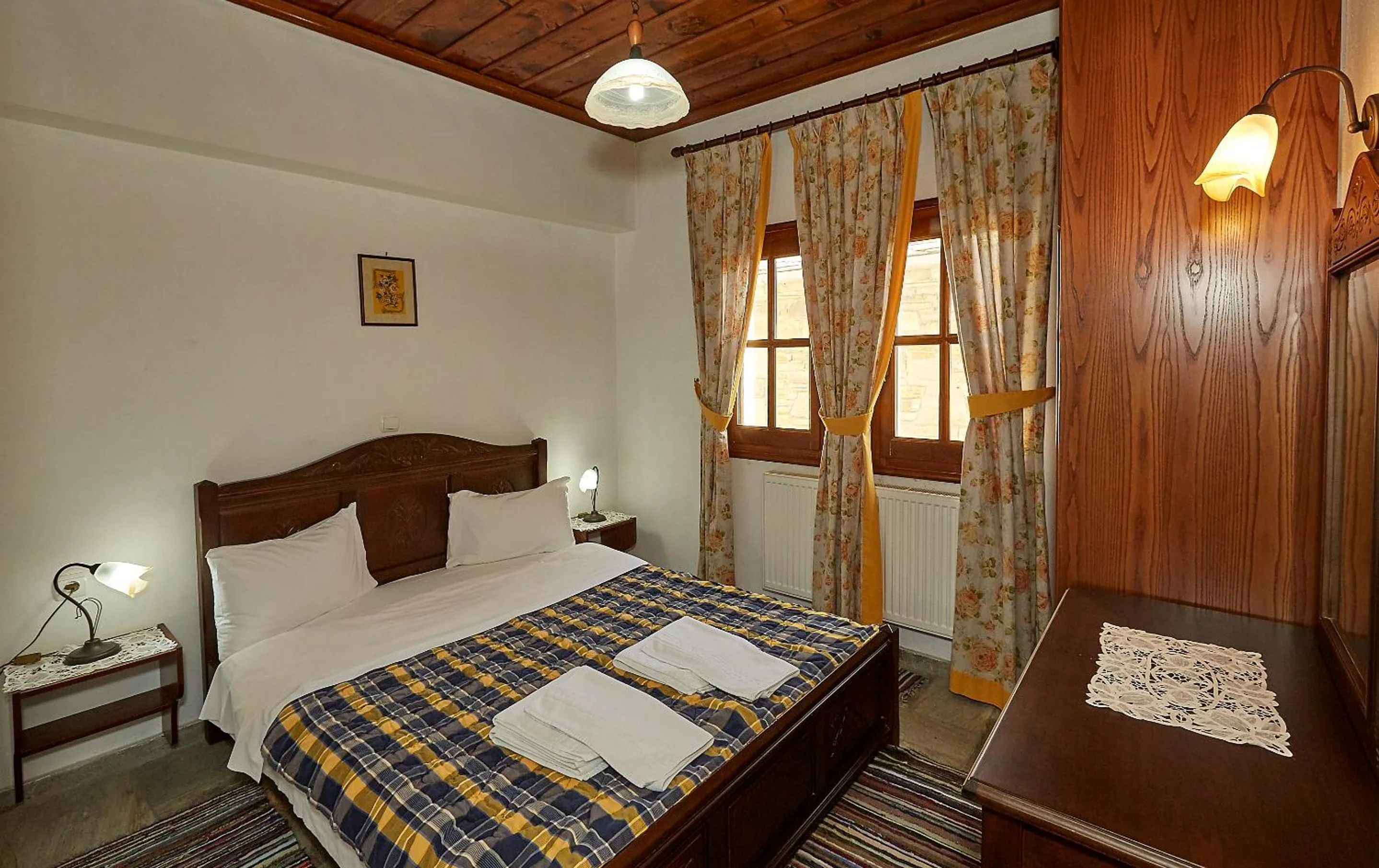 Bed in Hotel Atrapos