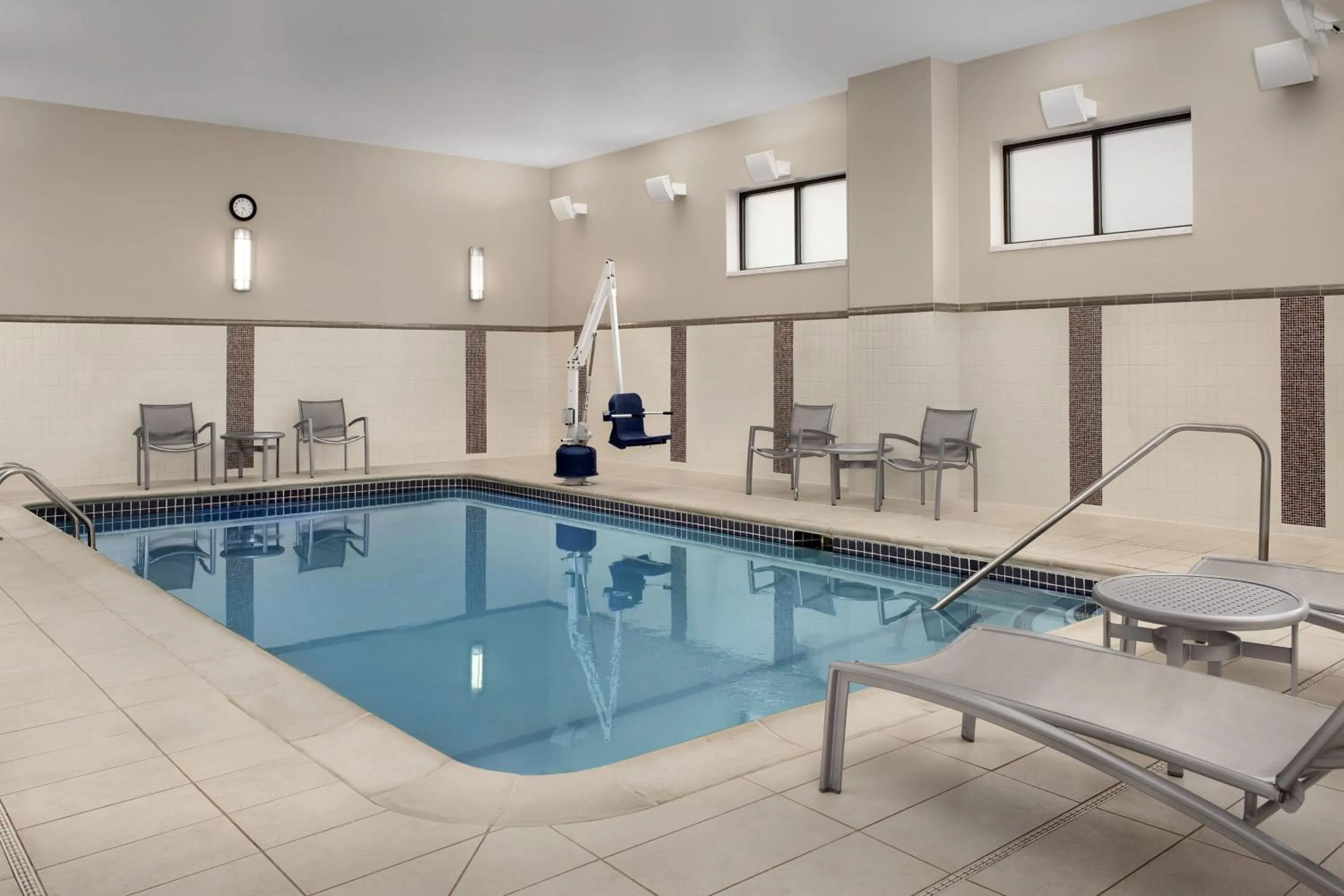 Swimming pool in Residence Inn Syracuse Downtown at Armory Square