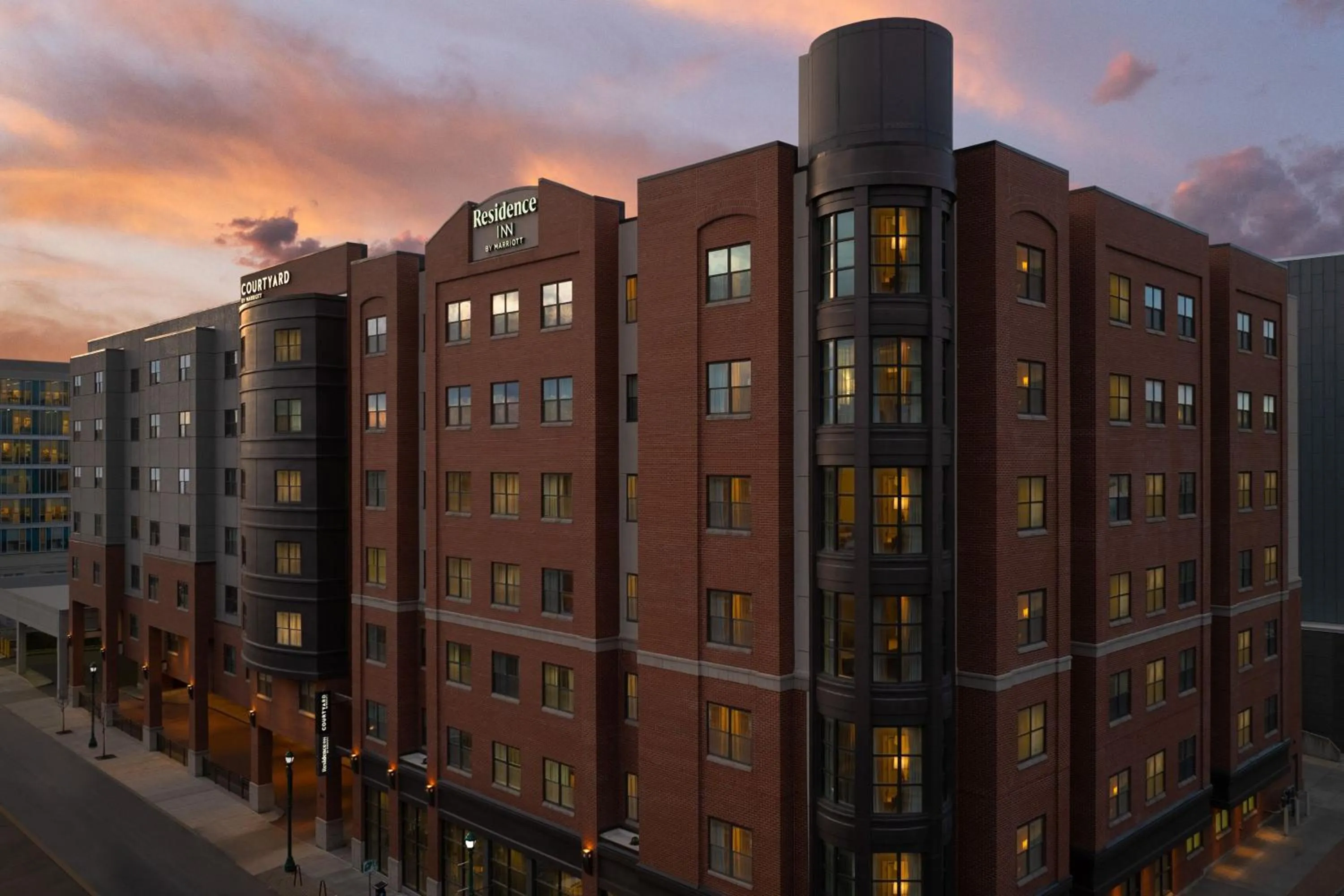 Property building in Residence Inn Syracuse Downtown at Armory Square