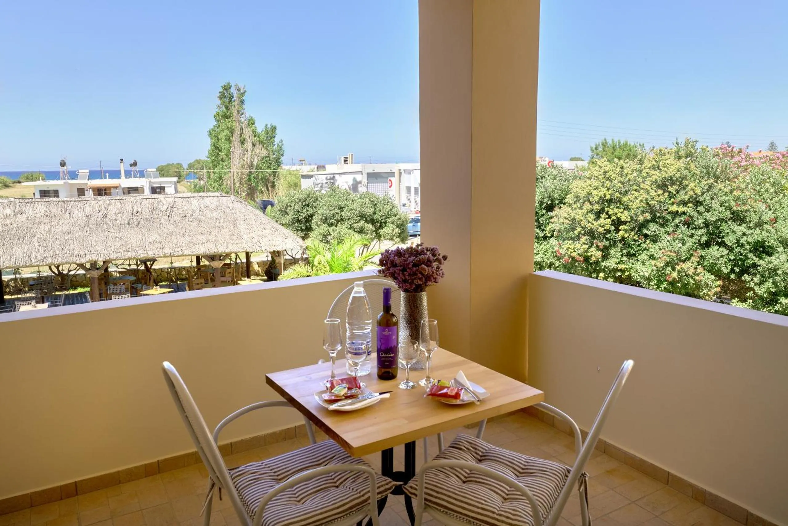 Balcony/Terrace in Villa Gereoudis Apartments with Sea View & Pool