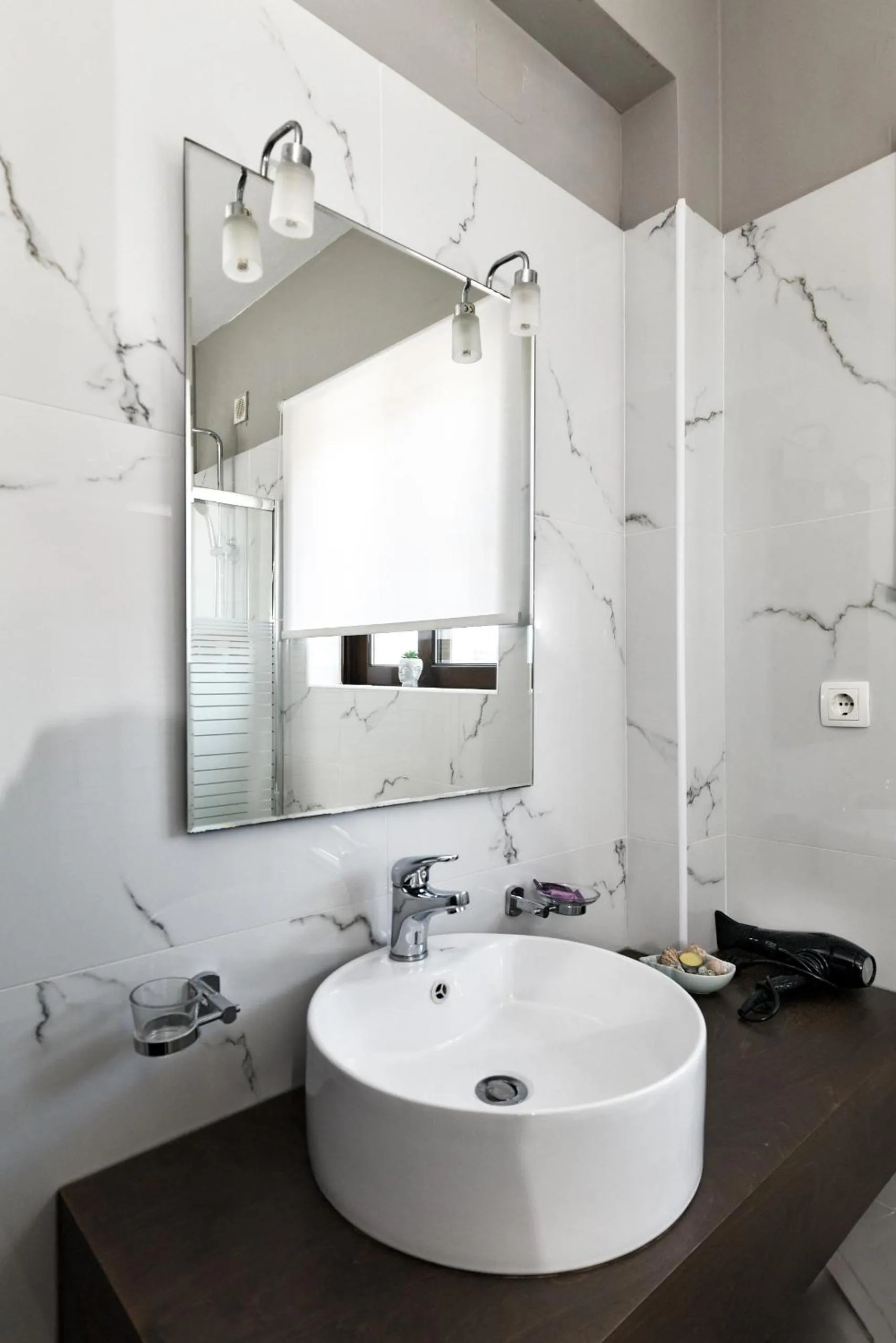Bathroom in Villa Gereoudis Apartments with Sea View & Pool