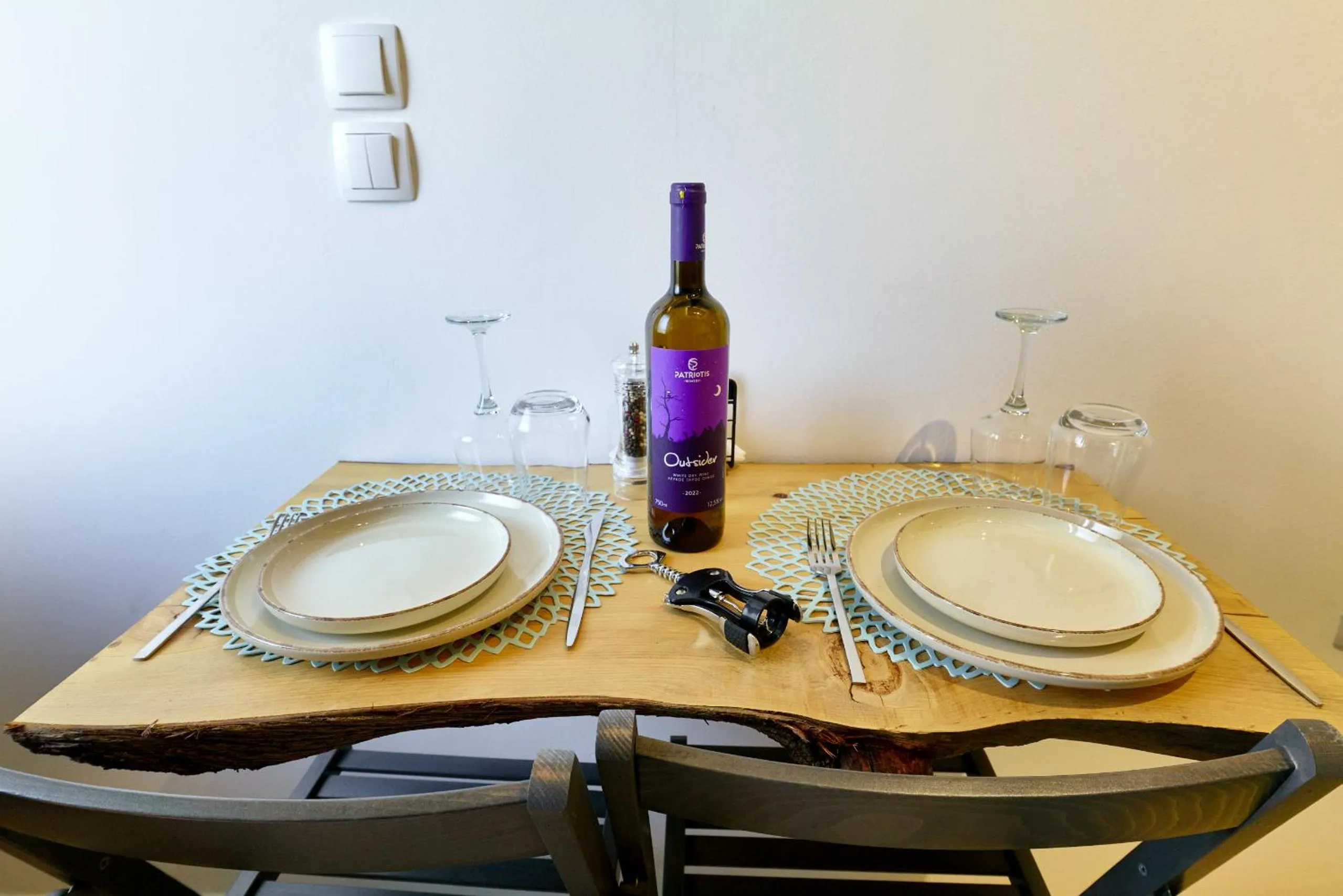 Dining area in Villa Gereoudis Apartments with Sea View & Pool