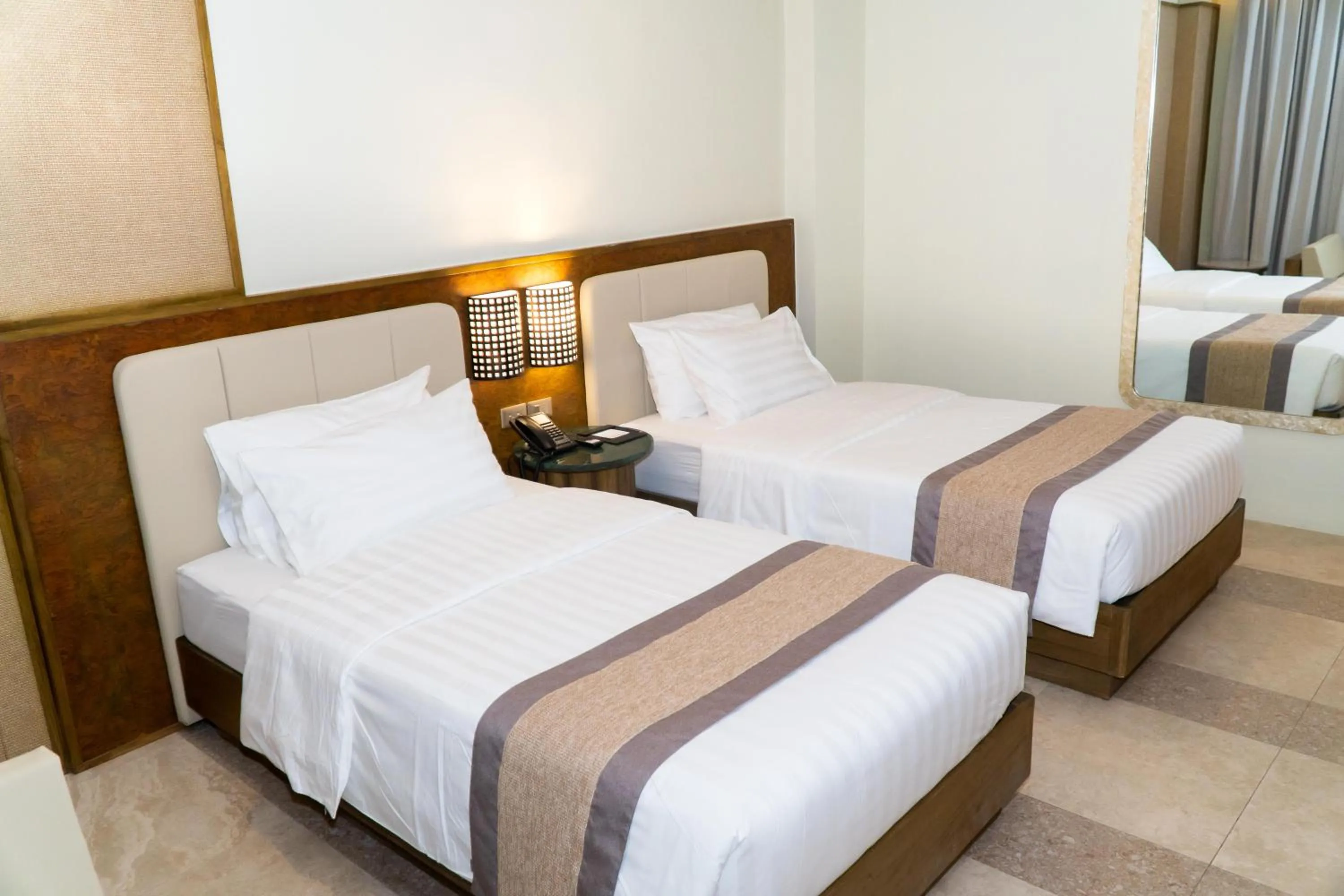 Bed in Coron Westown Resort