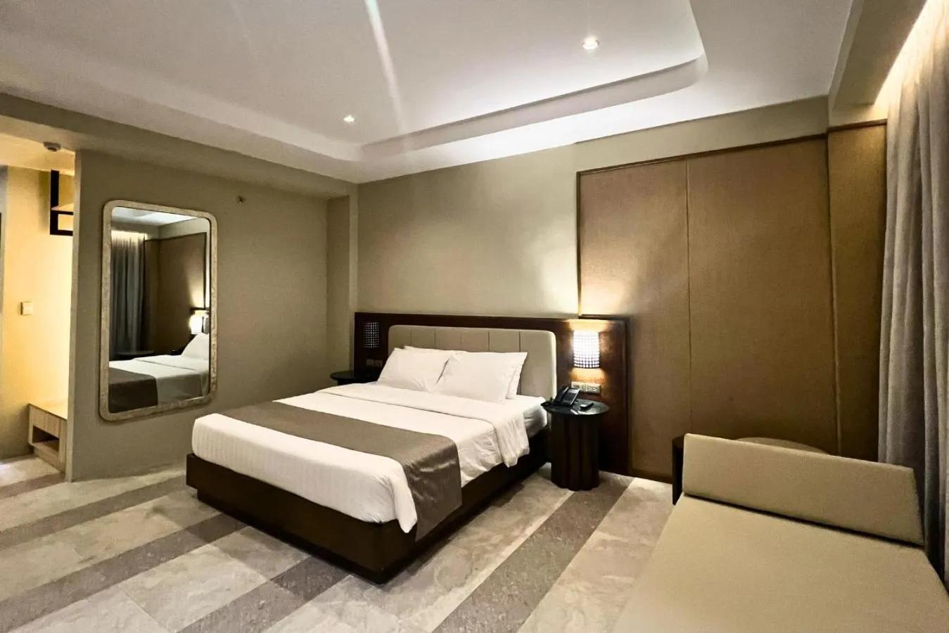 Bed in Coron Westown Resort