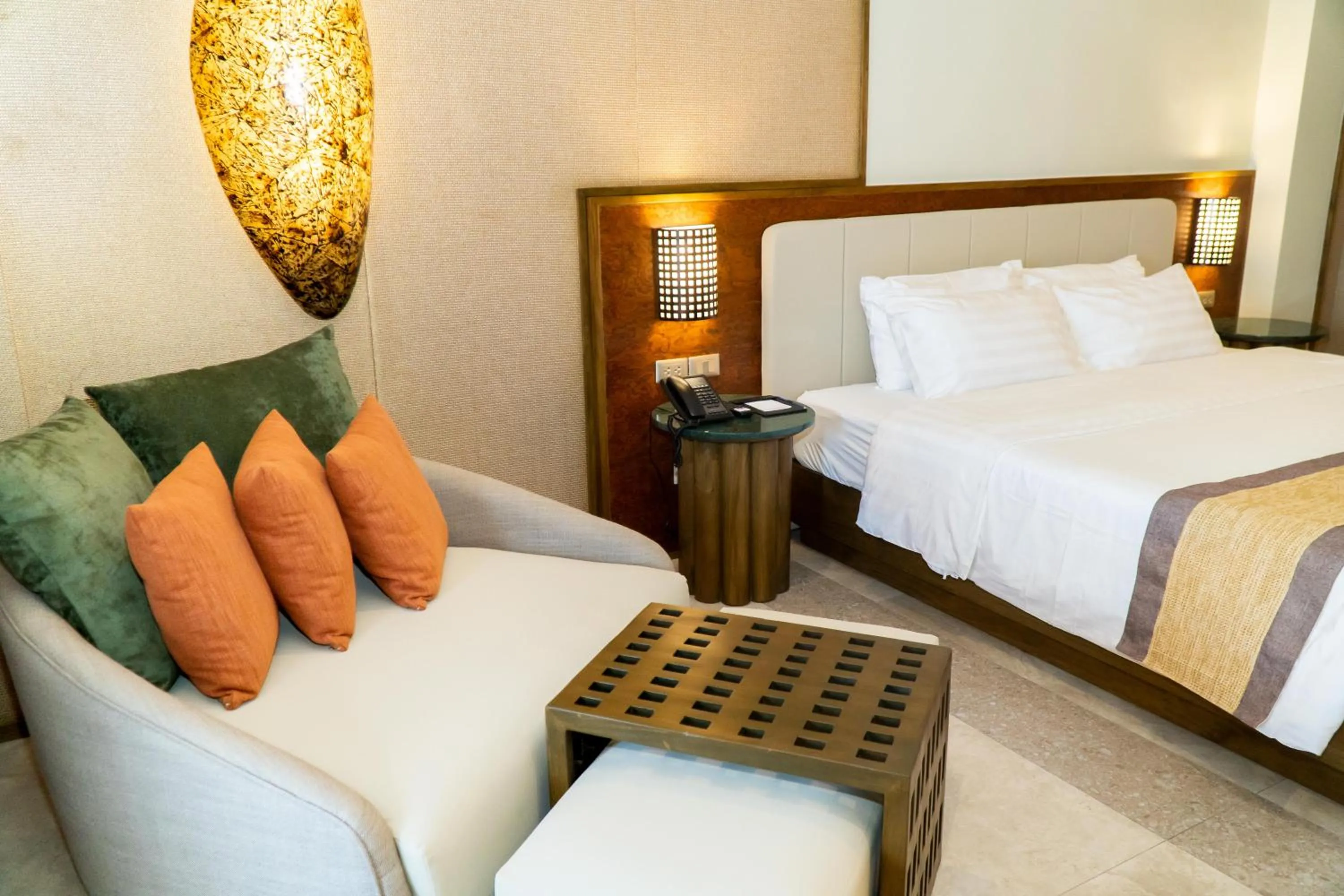 Bed in Coron Westown Resort