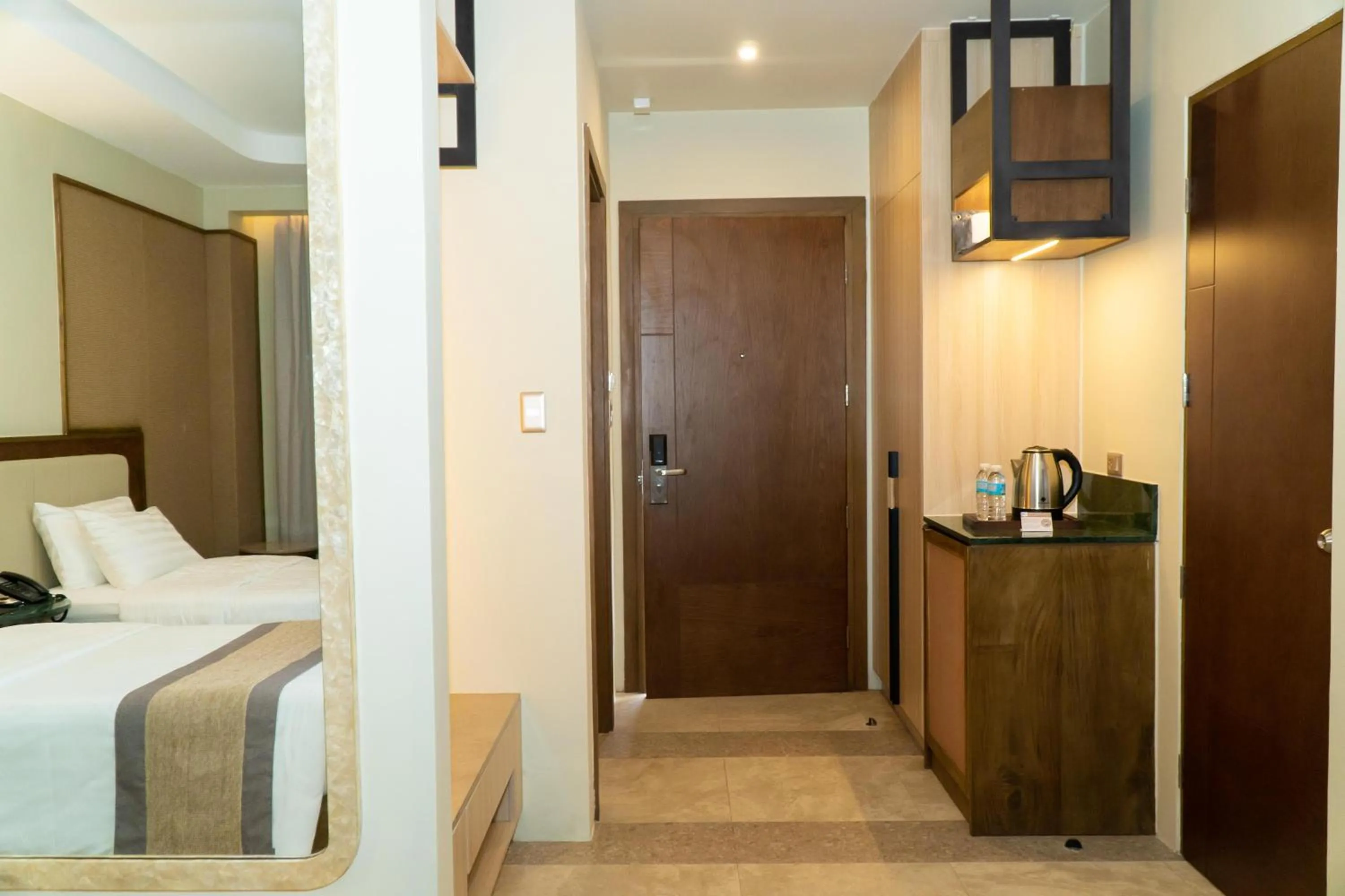 Bed in Coron Westown Resort