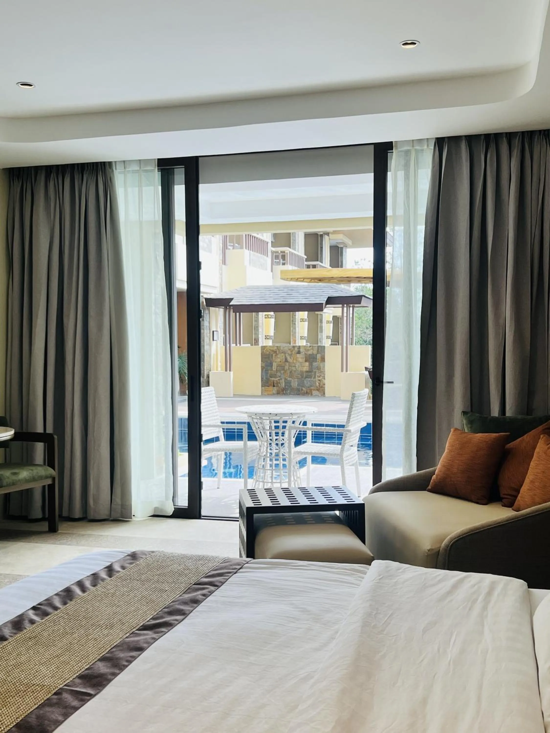 Bed in Coron Westown Resort