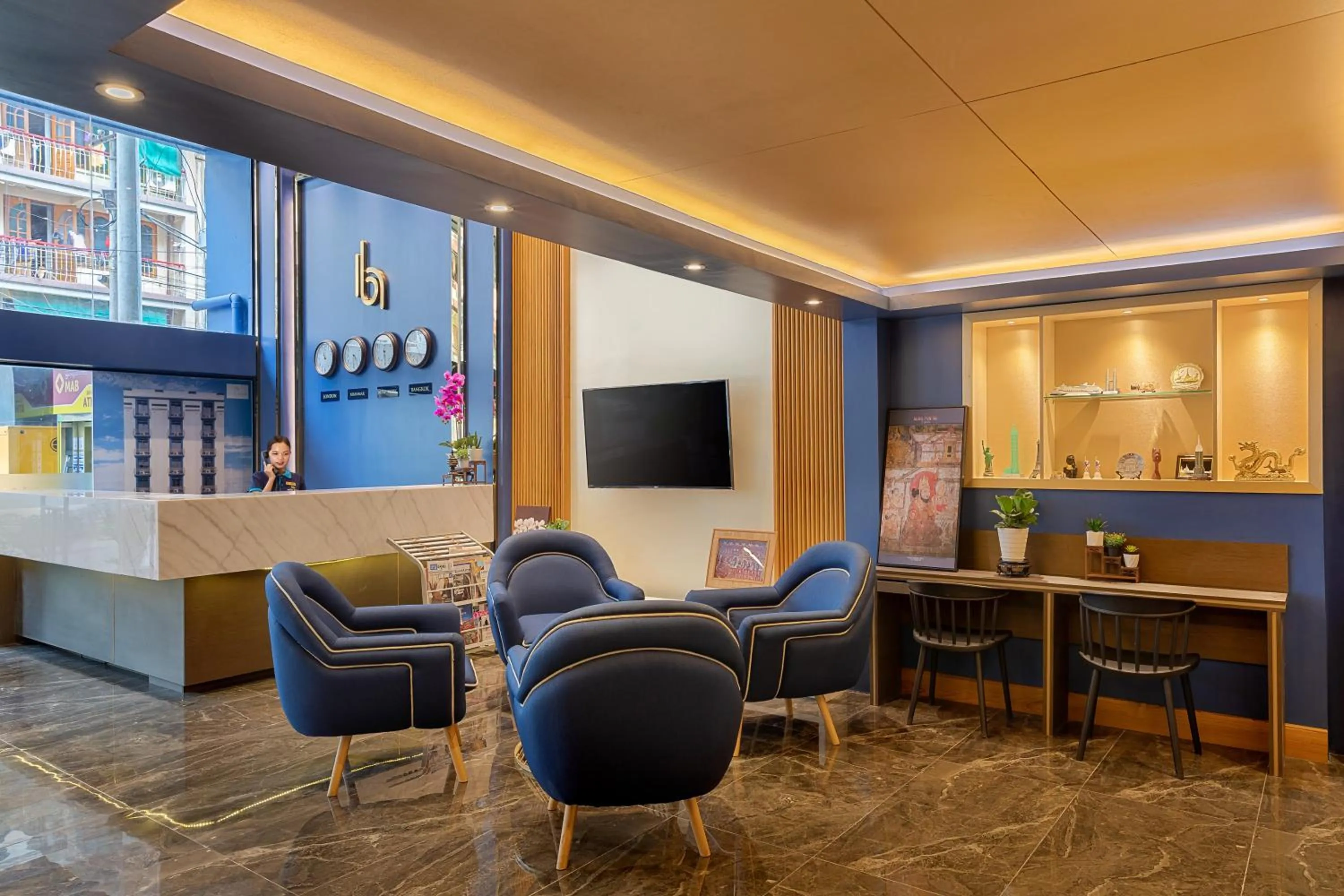 Lobby or reception in Hotel Balmi