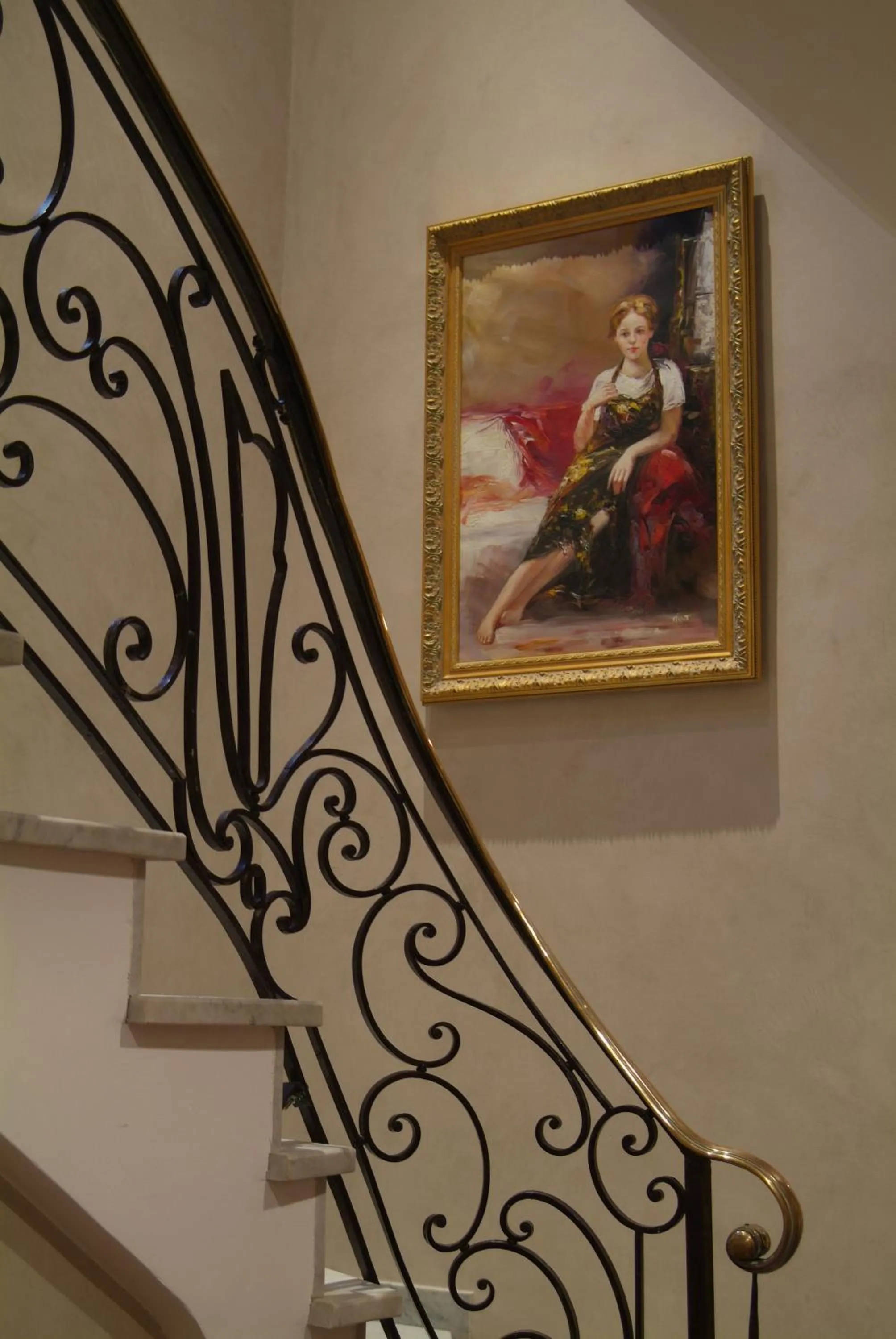 Decorative detail in Hôtel Château de la Tour