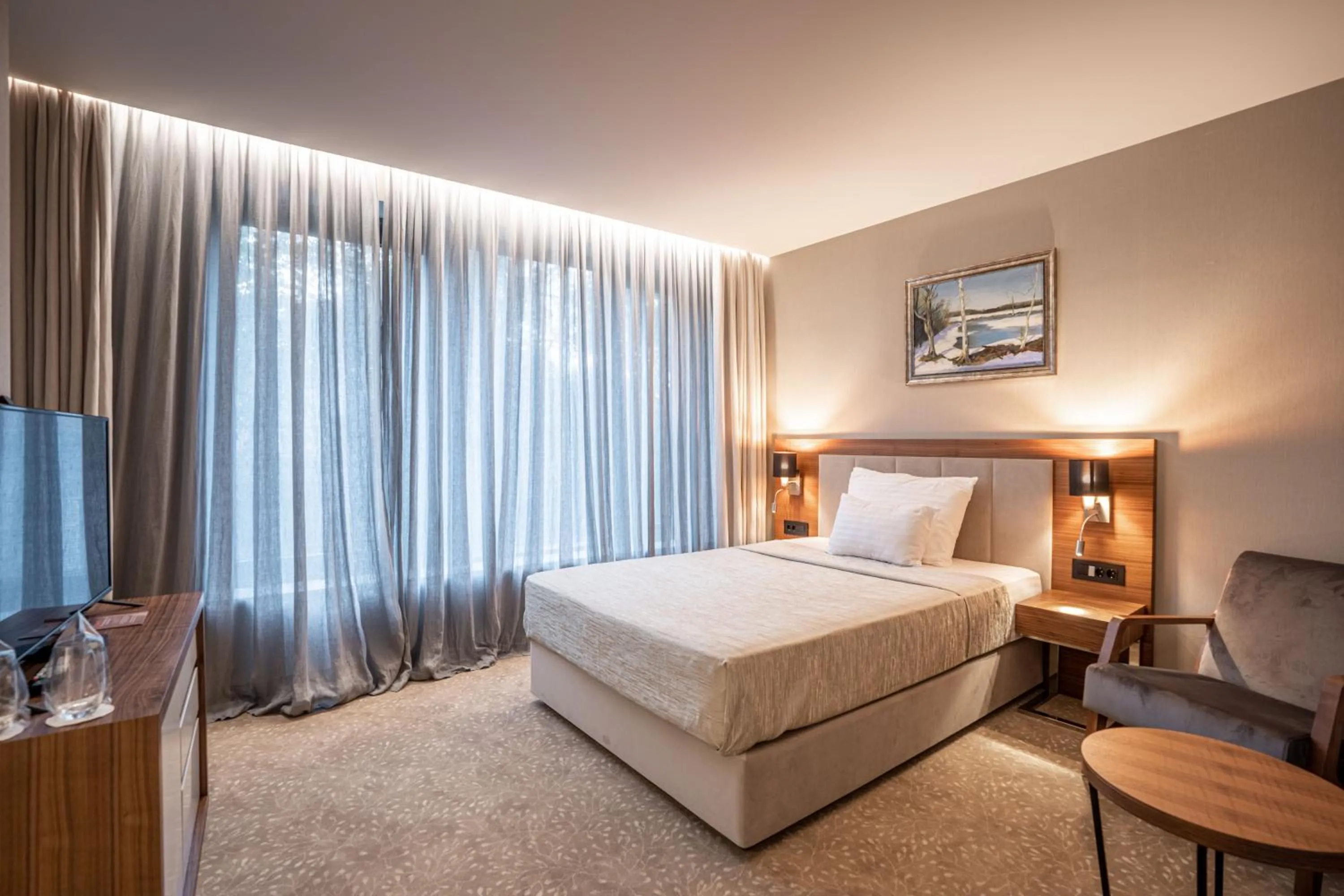 Bed in Hotel Tonanti