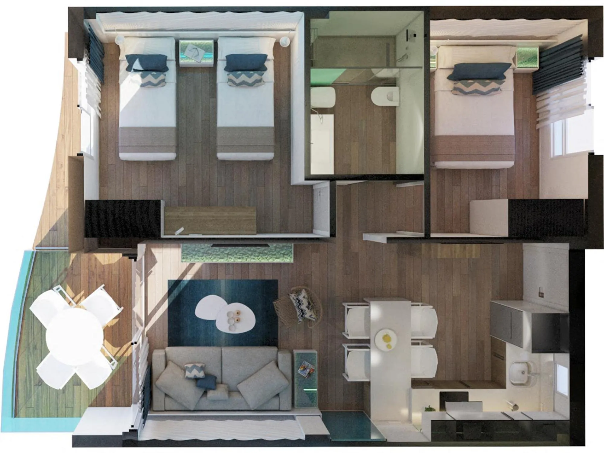 Floor plan in Alcossebre Sea Experience