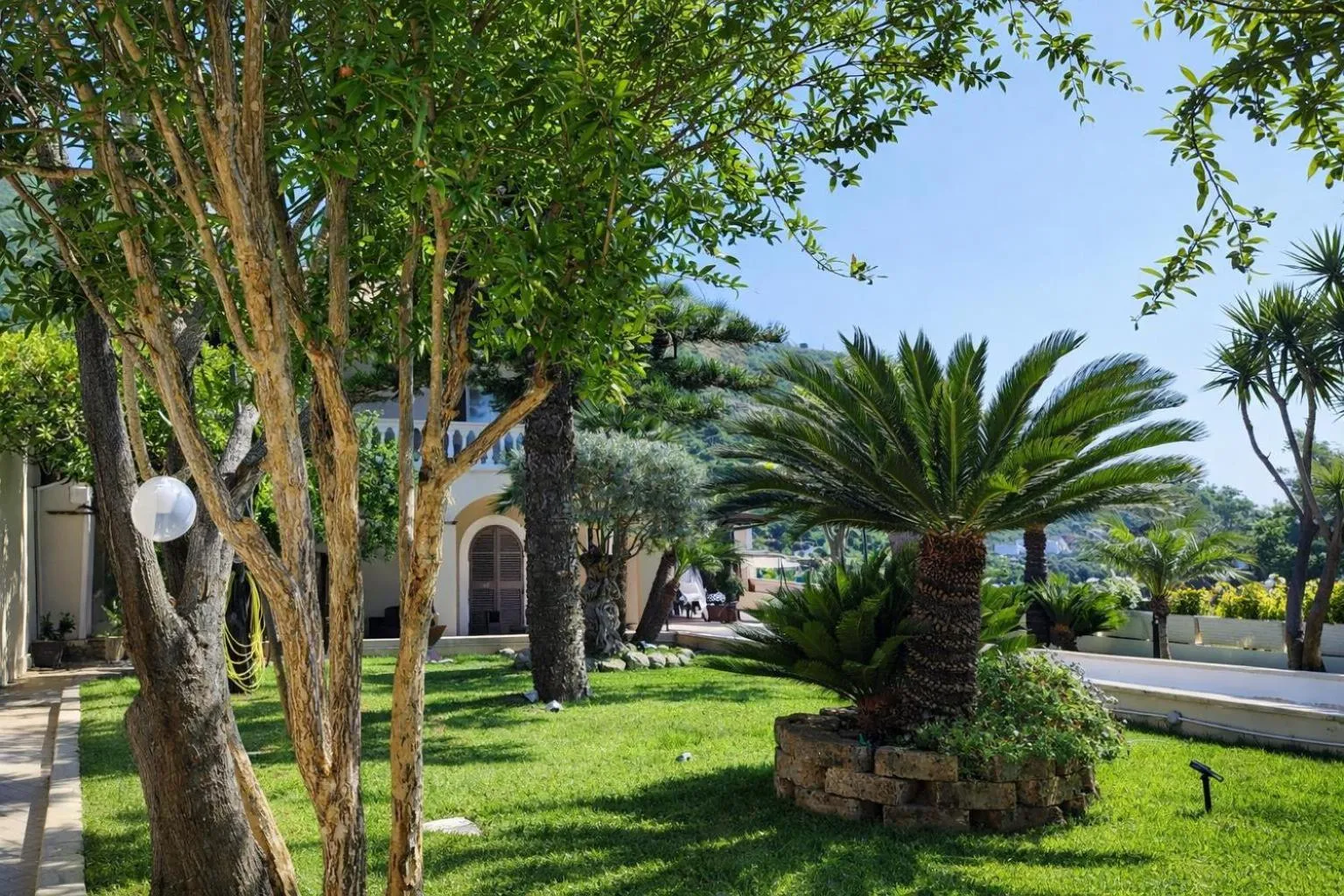 Garden view in Villa Antonietta Ischia