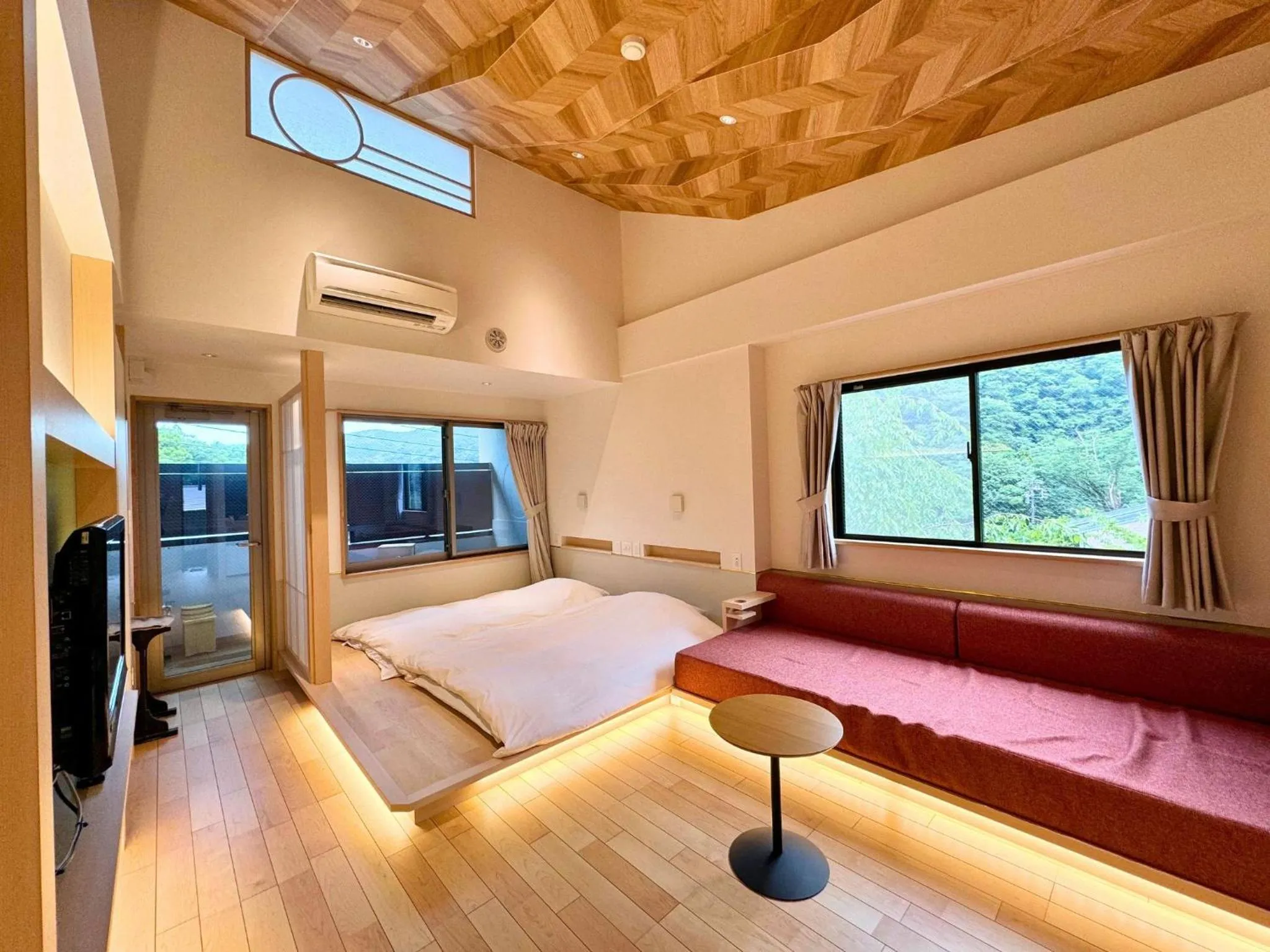 Photo of the whole room, Bed in Hidamari Ichinoyu