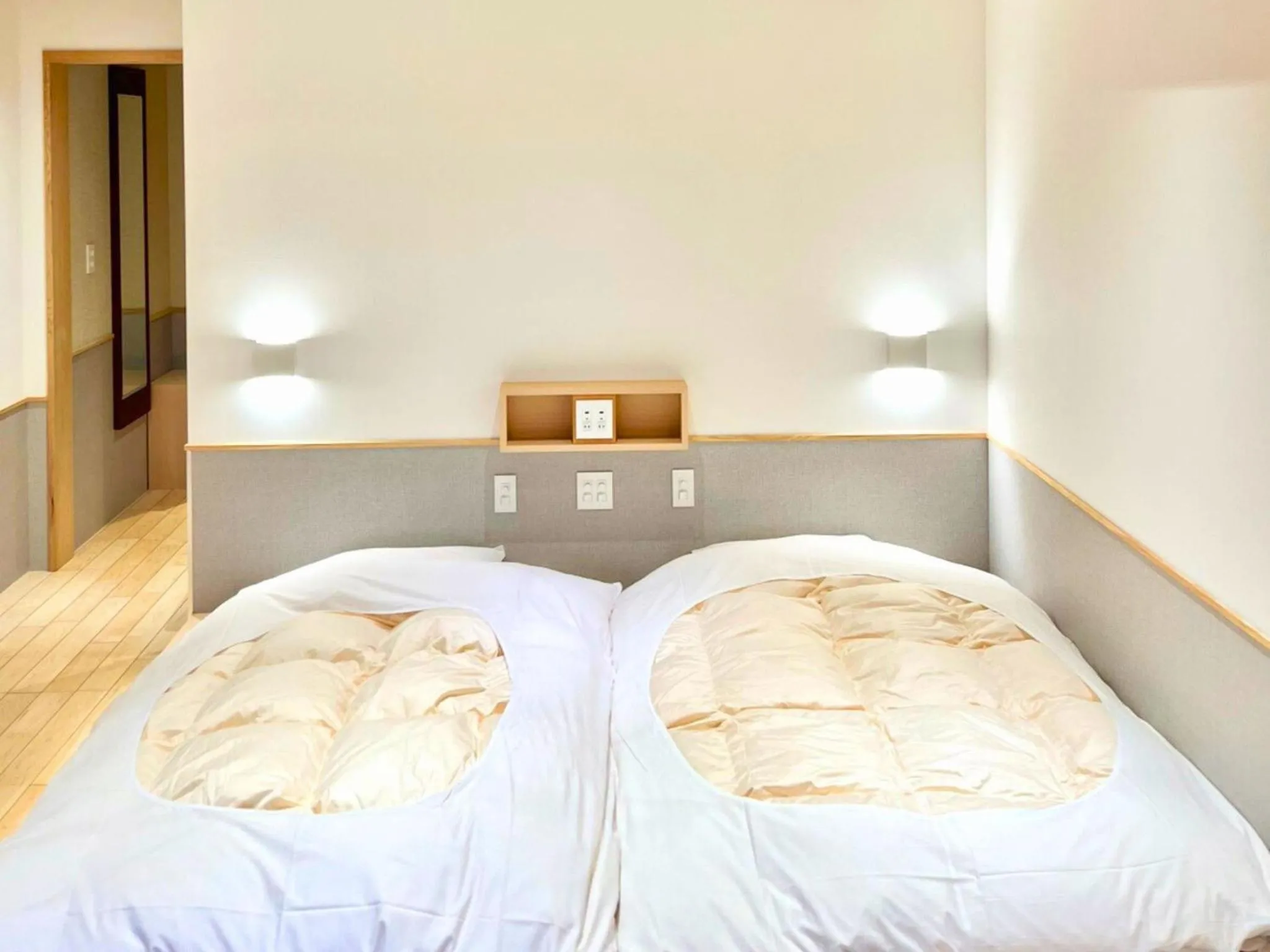 Bed in Hidamari Ichinoyu