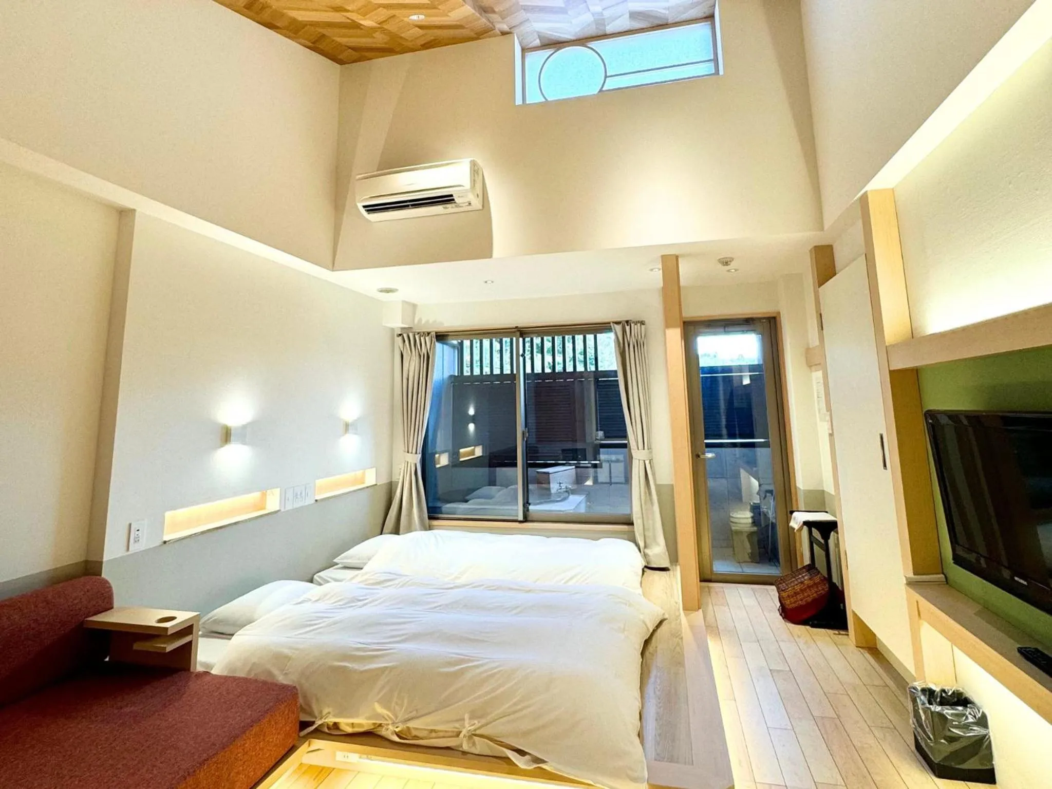 Photo of the whole room, Bed in Hidamari Ichinoyu