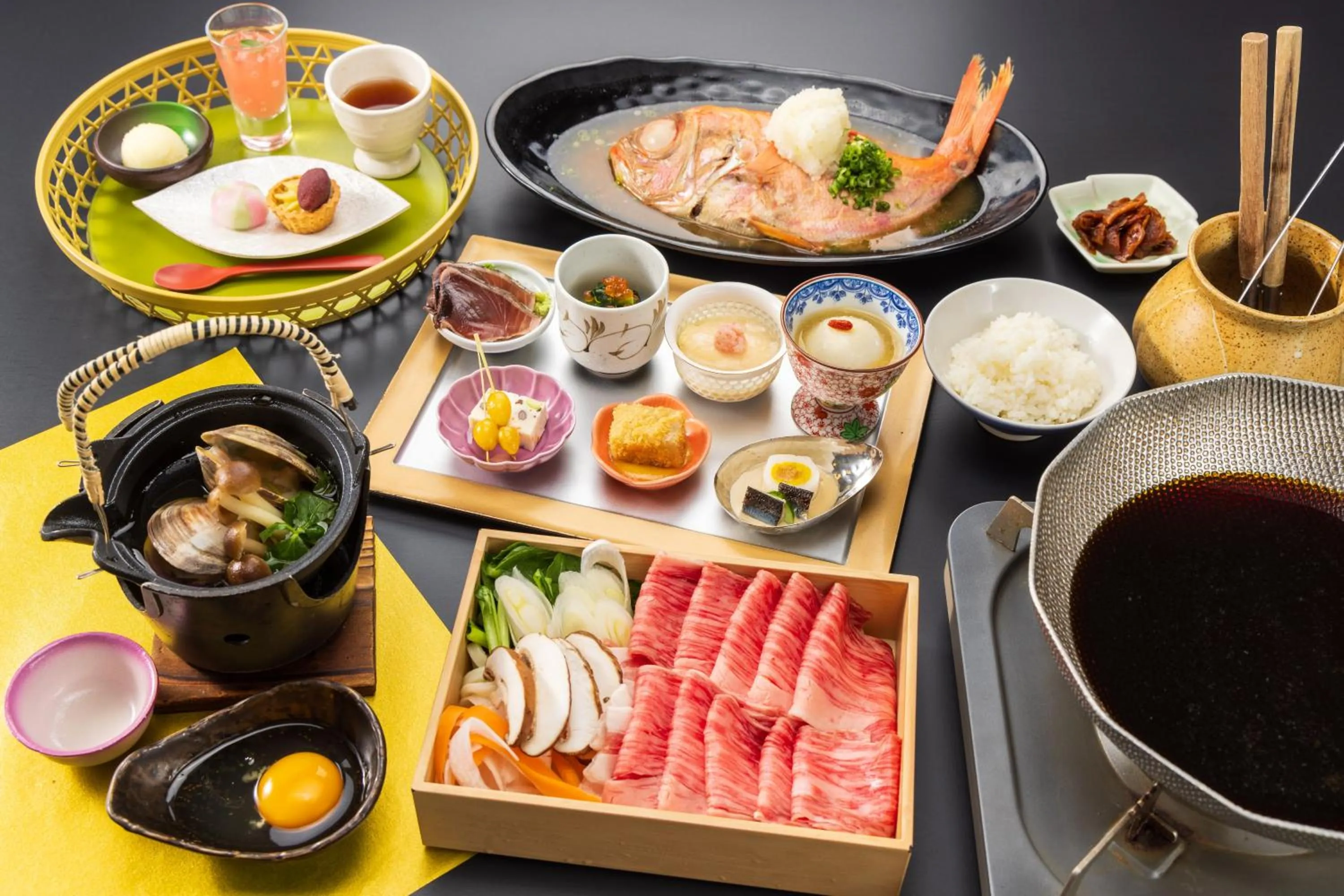 Dinner in Hidamari Ichinoyu