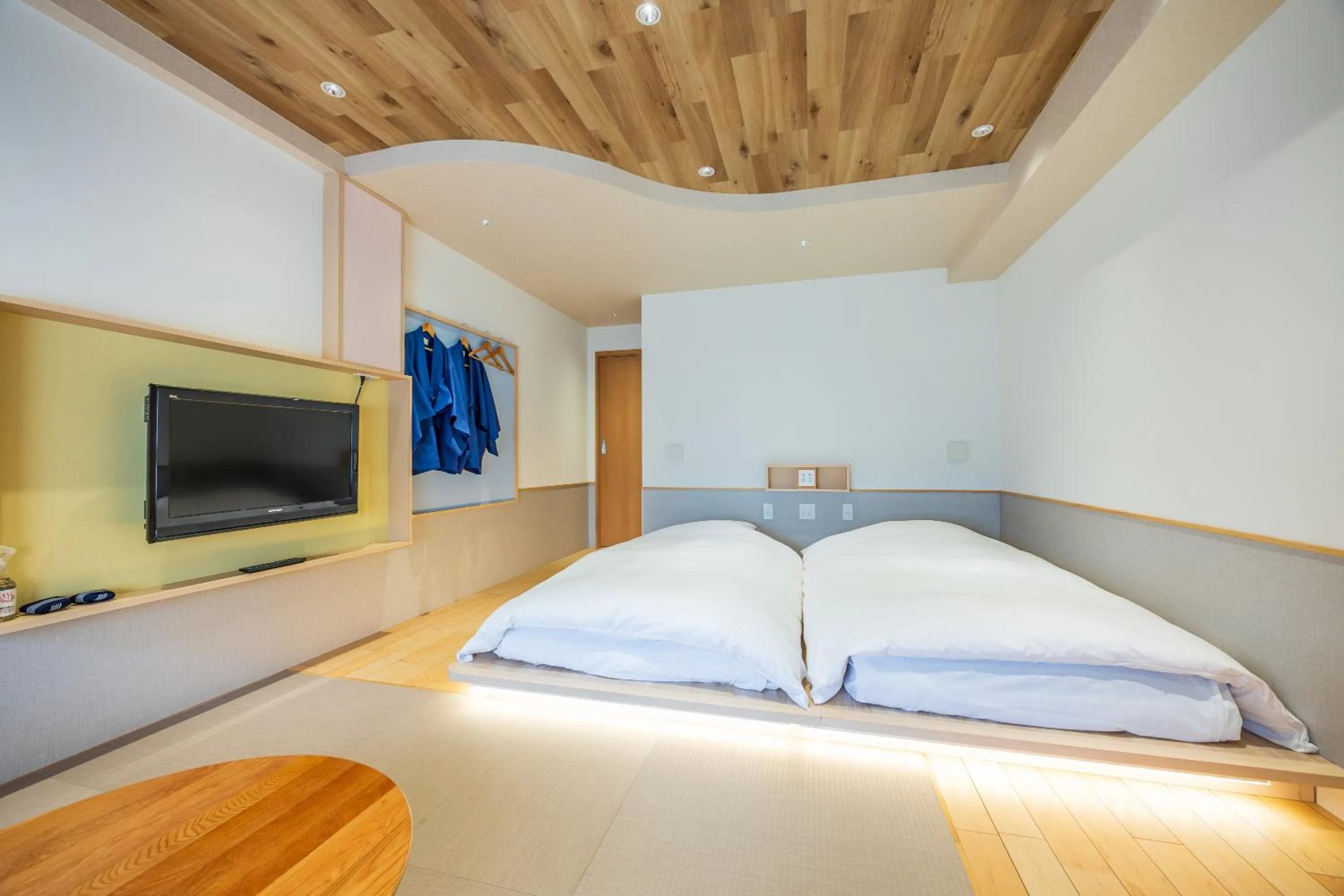 Photo of the whole room, Bed in Hidamari Ichinoyu