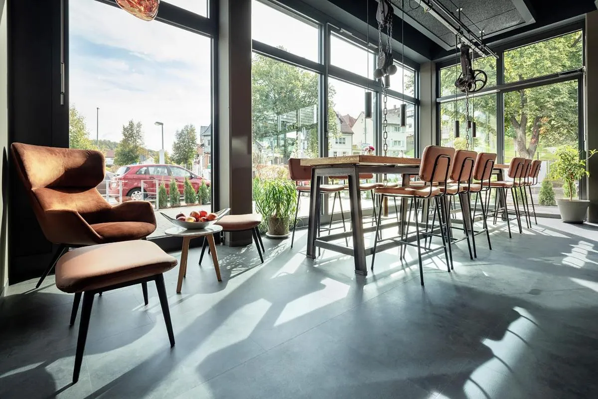 Seating area in ECOME Hotel
