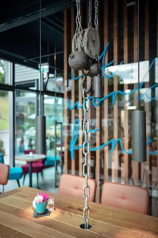 Seating area in ECOME Hotel