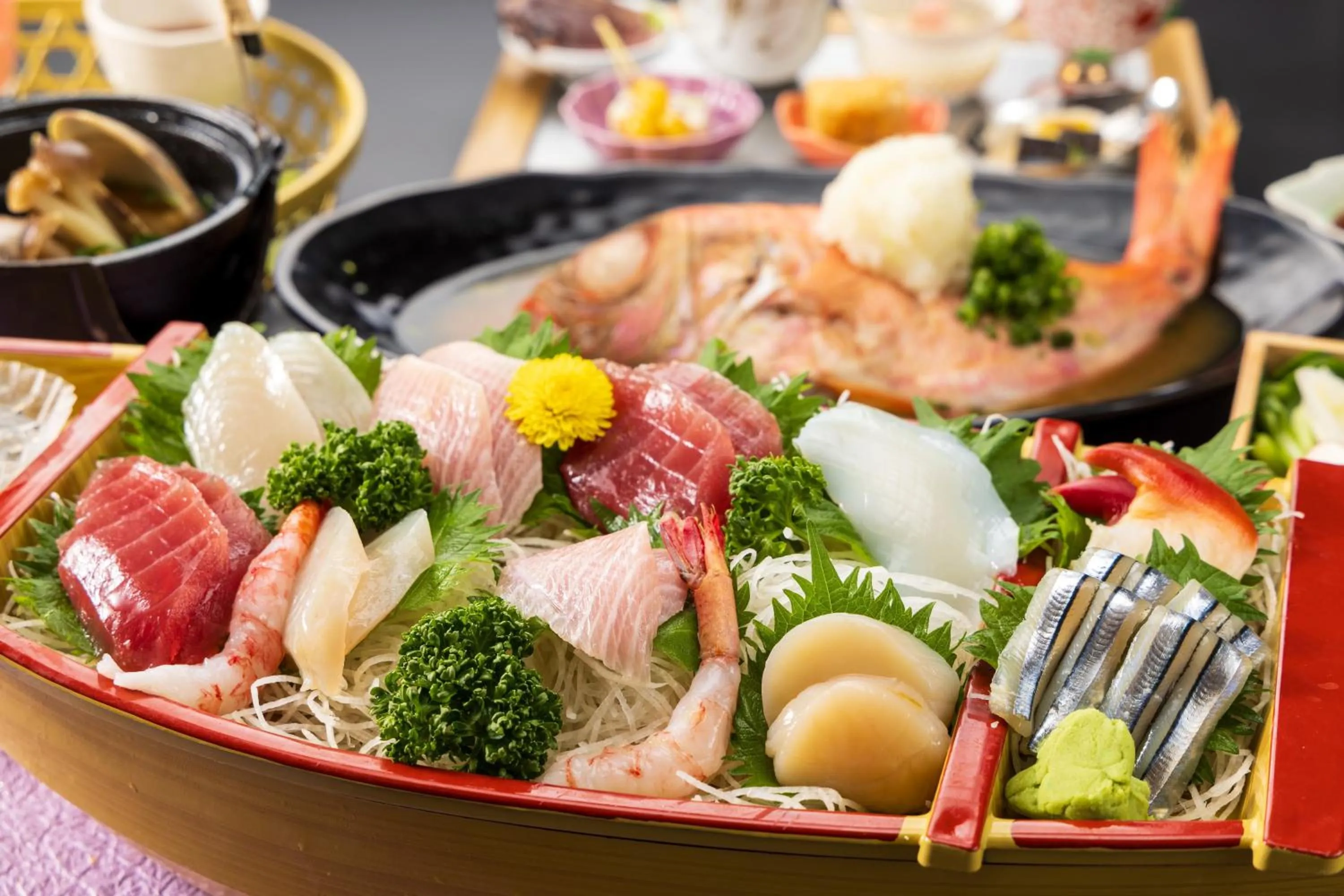 Dinner in Ichinoyu Honkan