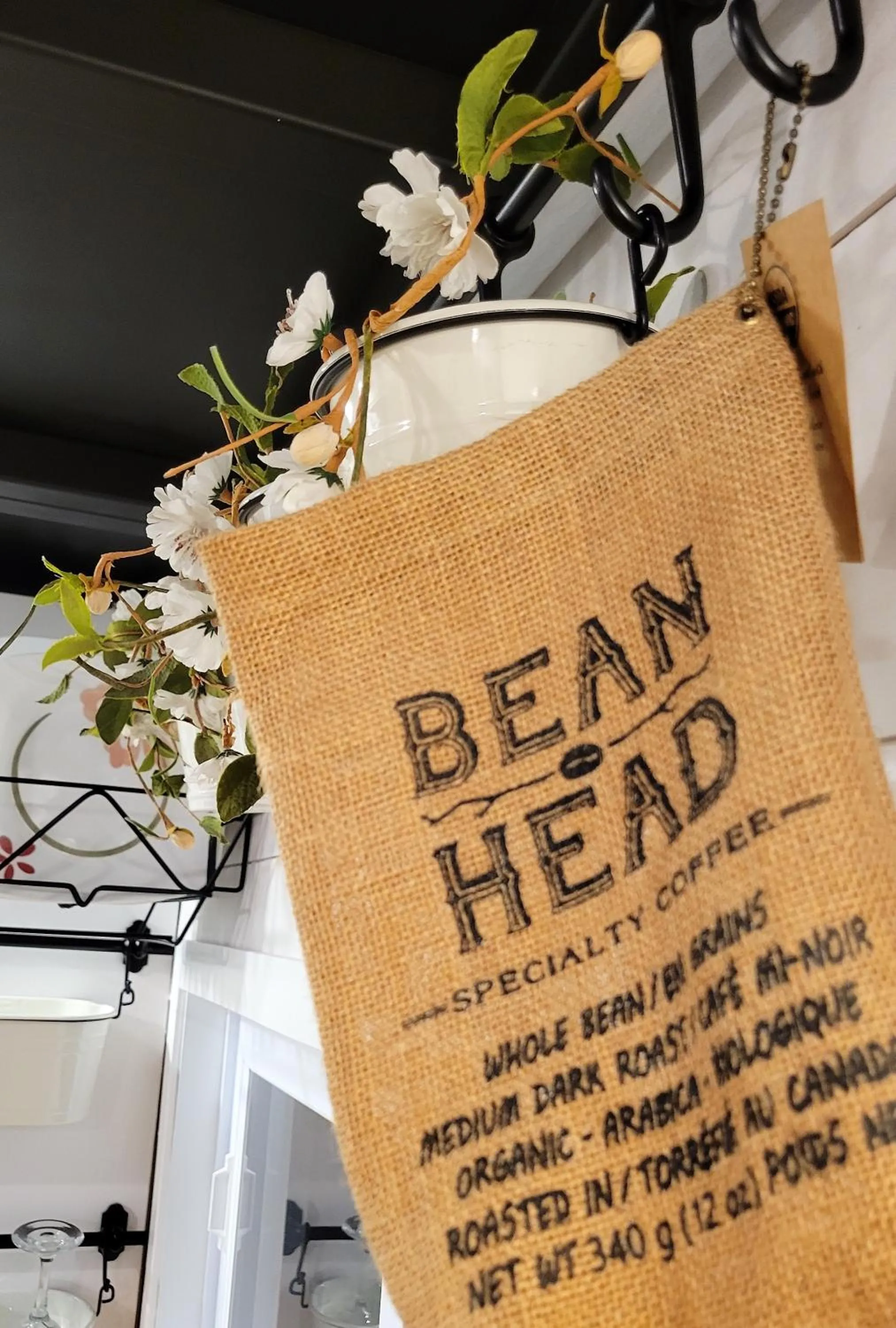 Decorative detail in Auberge du Vignoble Bromont