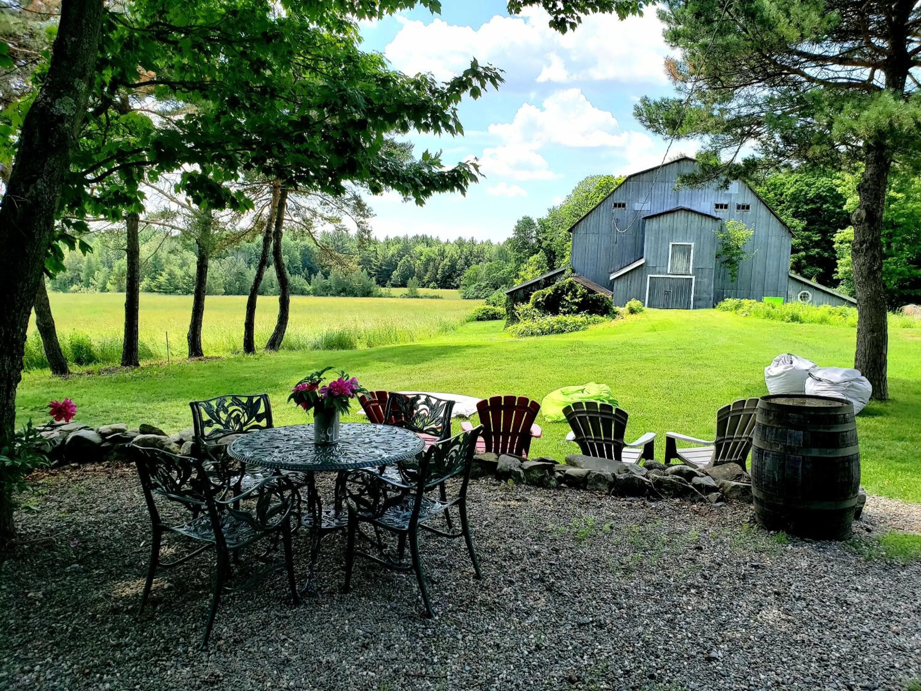 Garden in Auberge du Vignoble Bromont