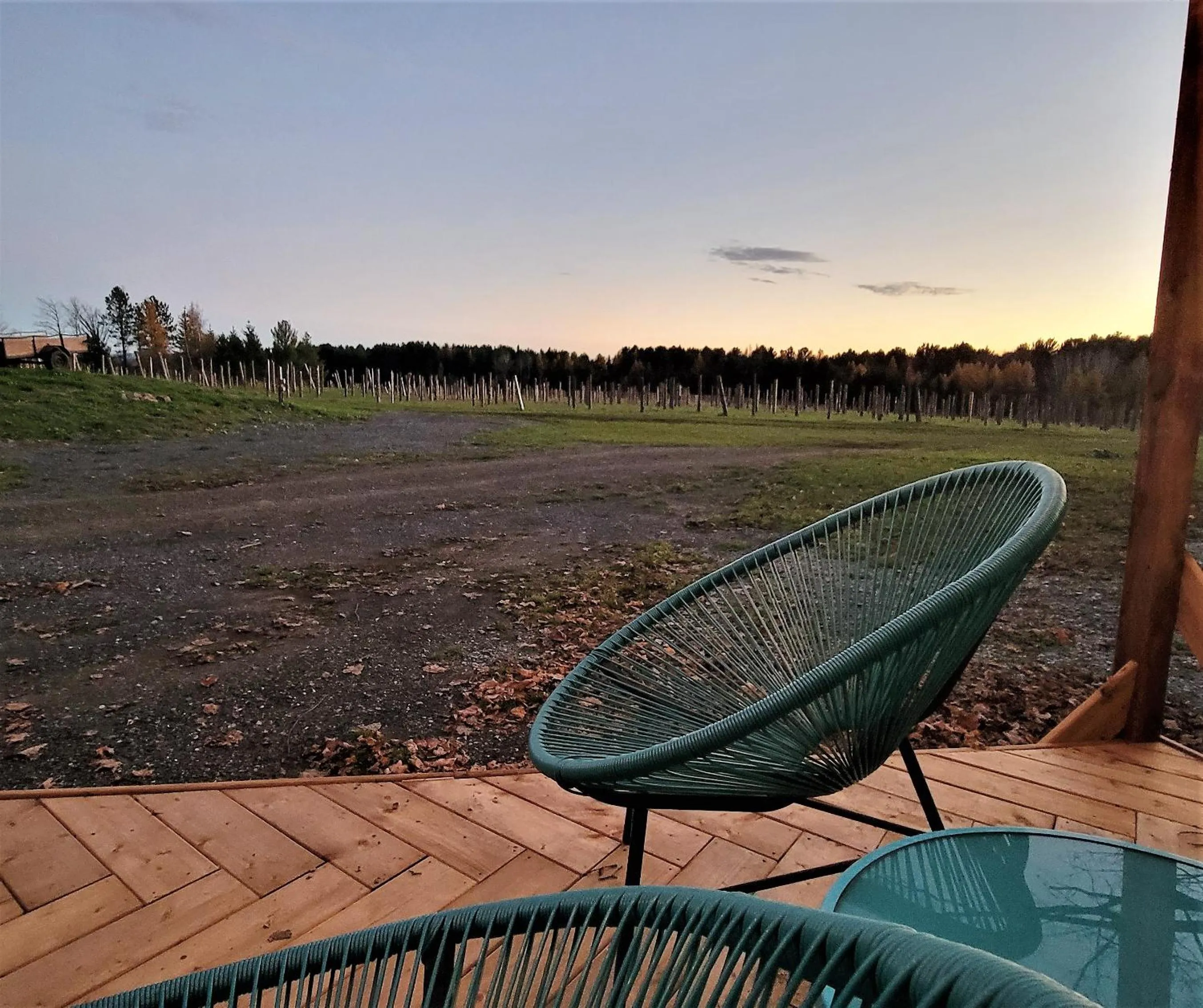 Patio in Auberge du Vignoble Bromont