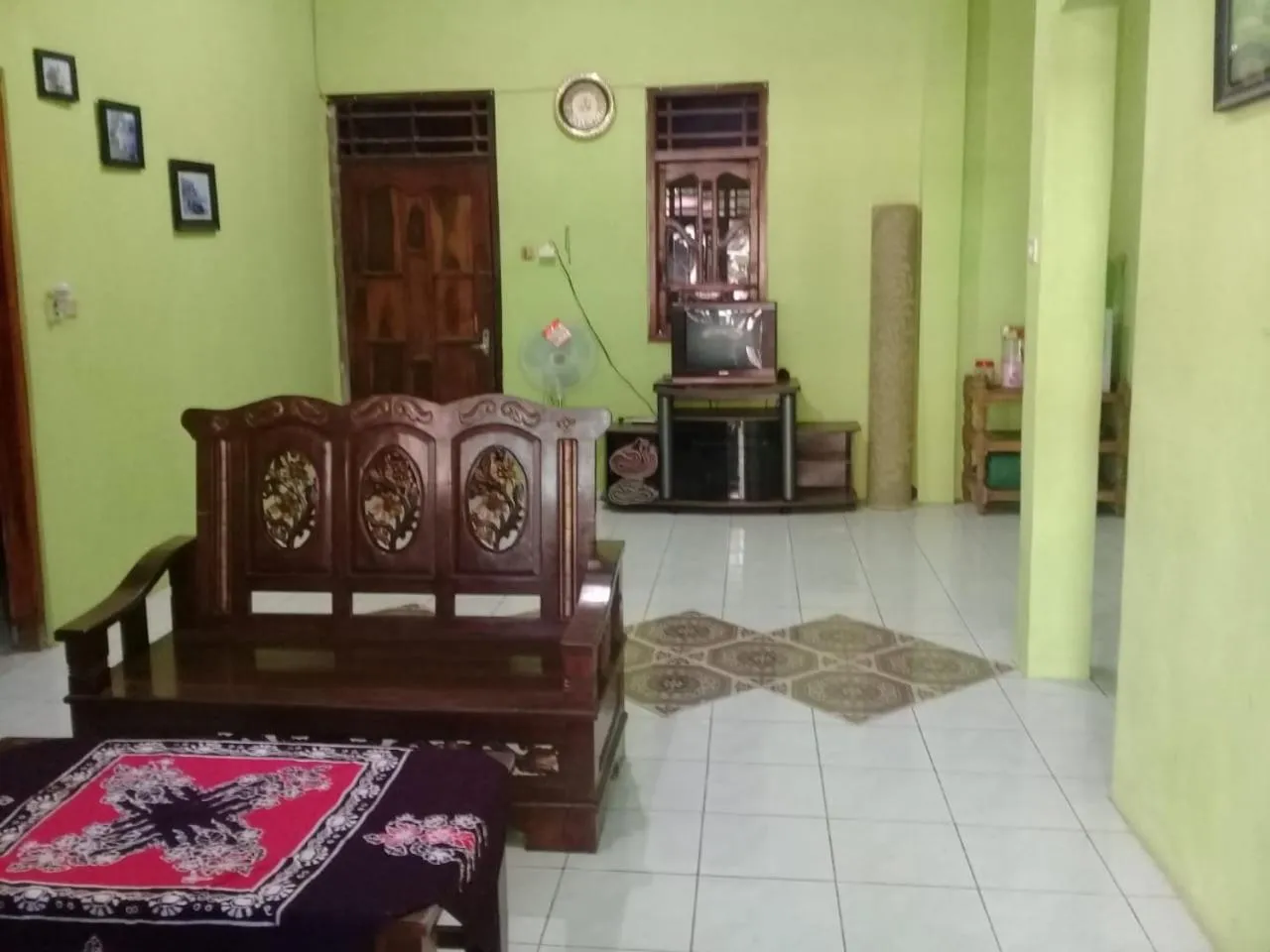 Seating area in Willy Homestay Borobudur