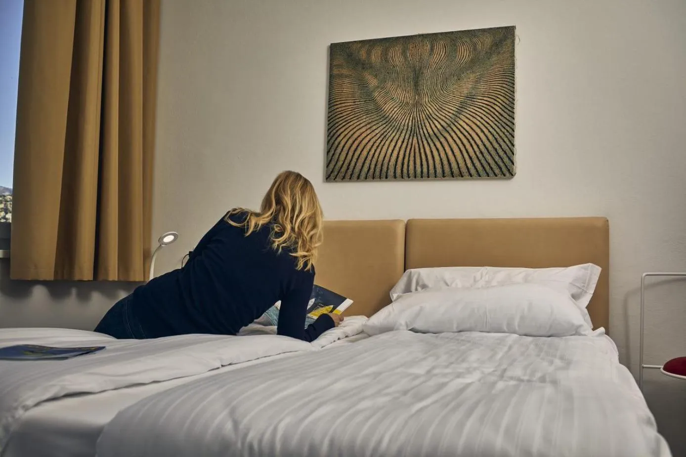 Bed in Hotel Paradiso Conca d'Oro