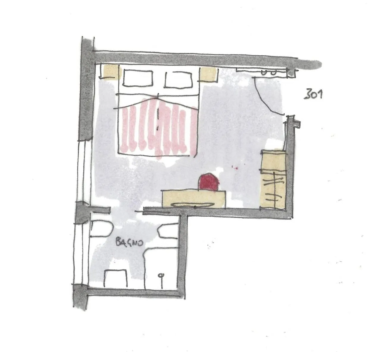 Lake view in Hotel Paradiso Conca d'Oro