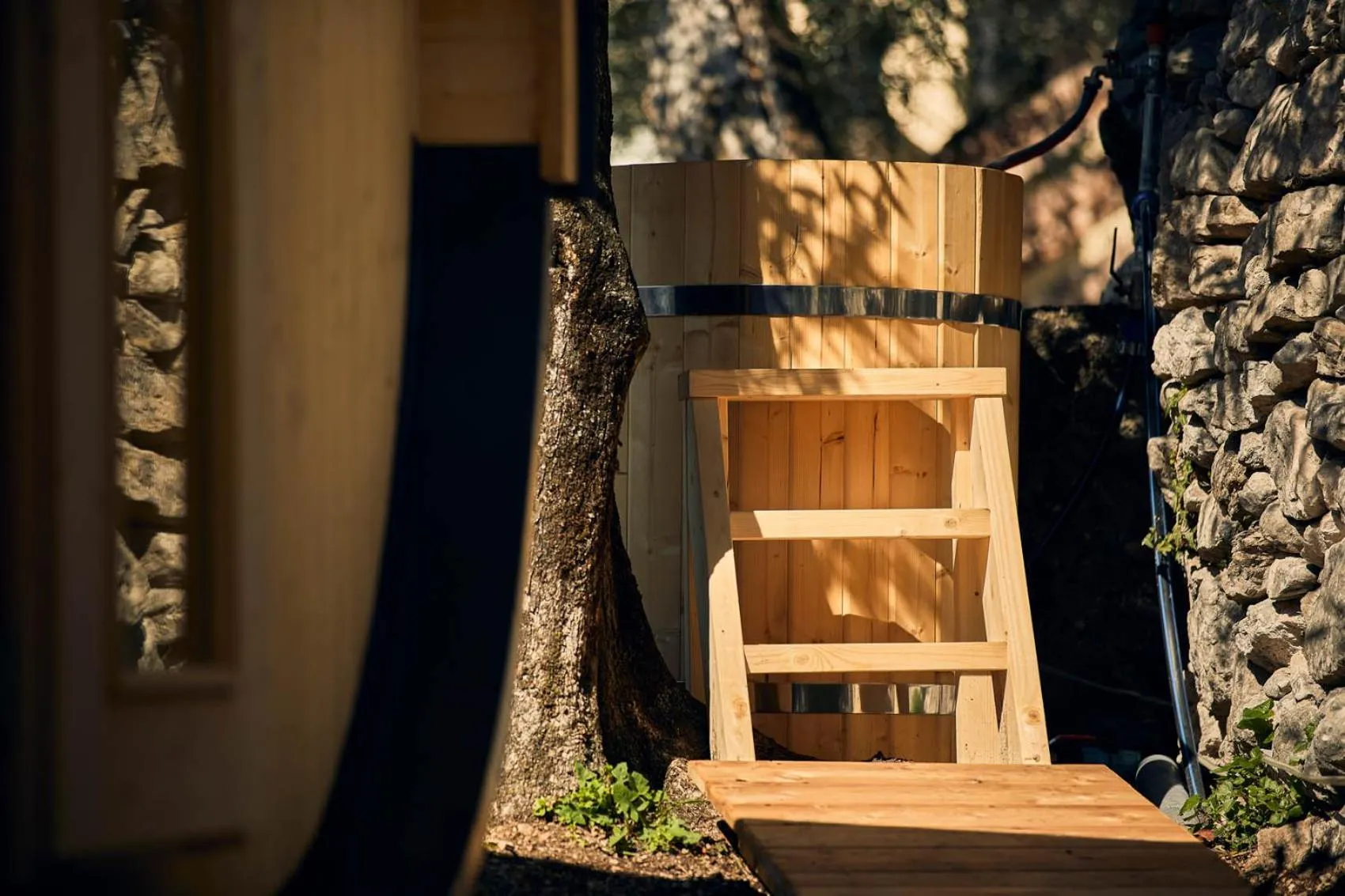 Open Air Bath in Hotel Paradiso Conca d'Oro