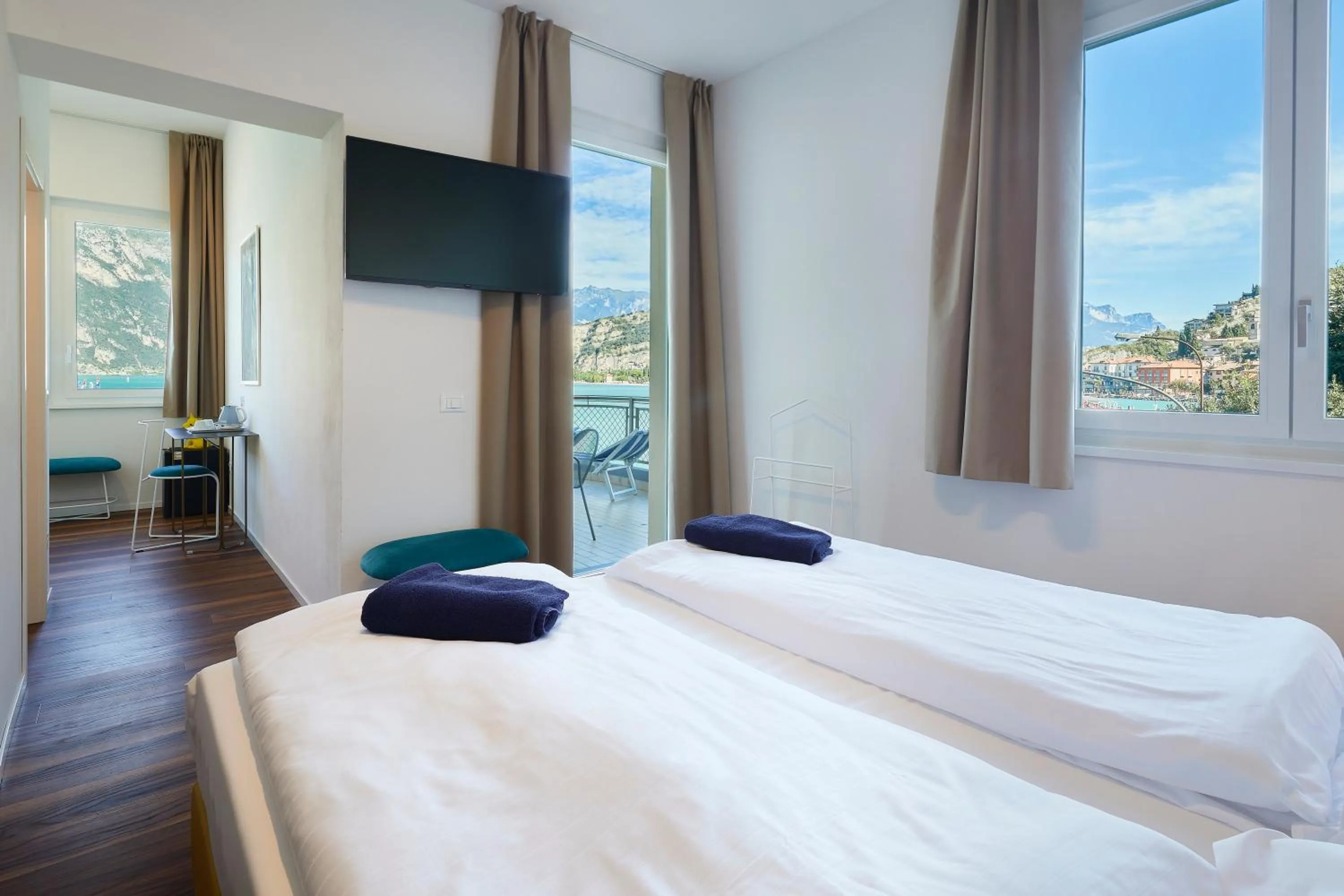 City view, Bed in Hotel Paradiso Conca d'Oro