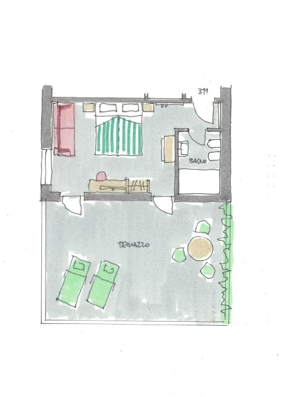 Lake view in Hotel Paradiso Conca d'Oro