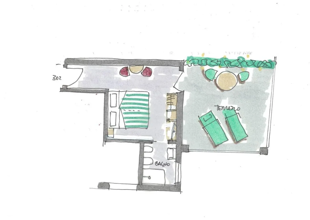 Lake view in Hotel Paradiso Conca d'Oro