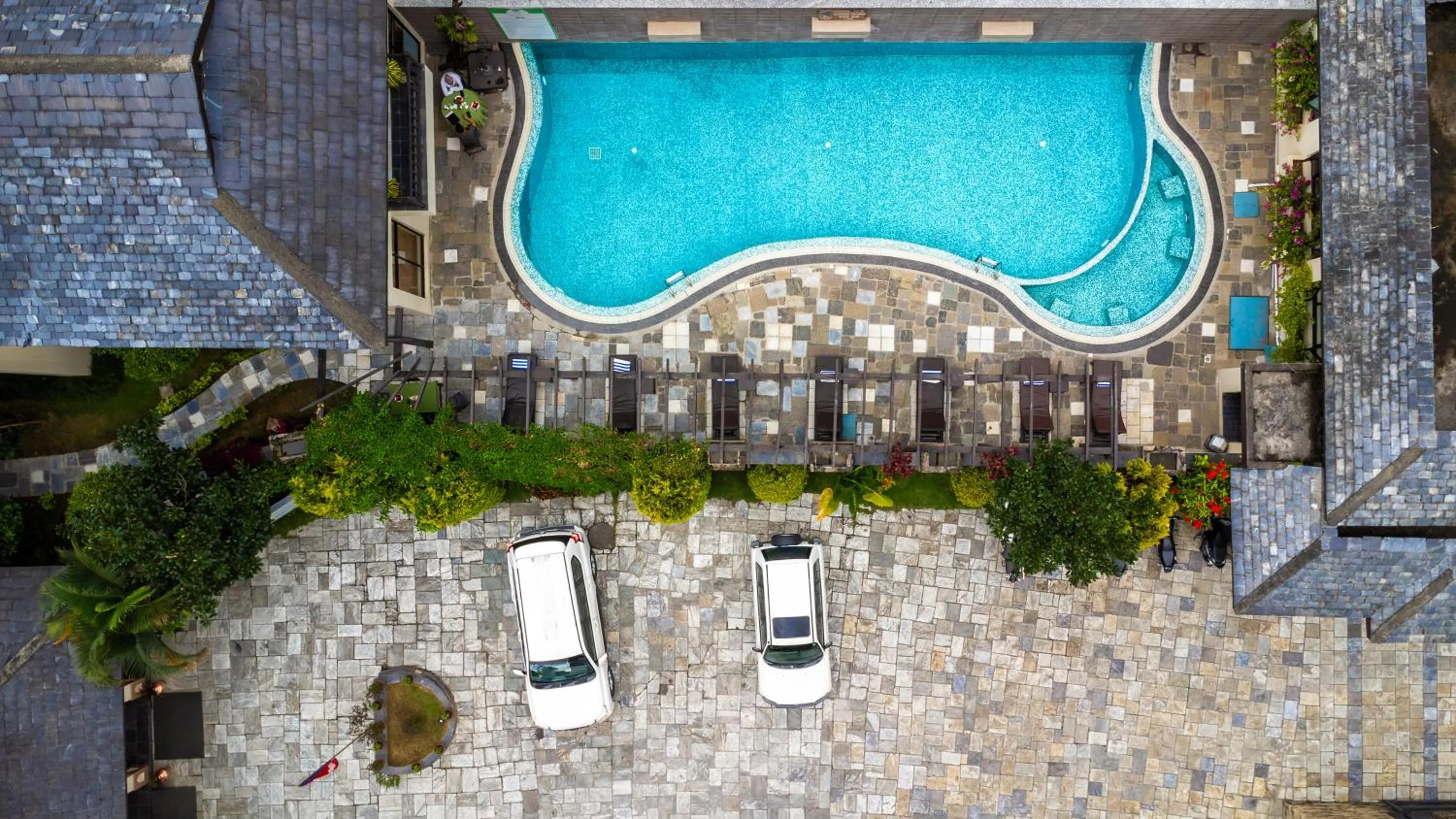 Pool view in Atithi Resort & Spa