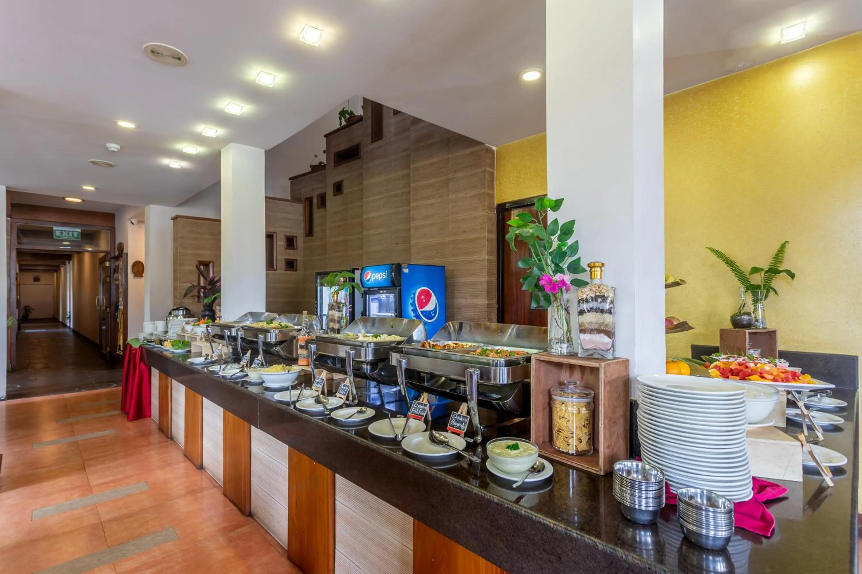 Buffet breakfast in Atithi Resort & Spa