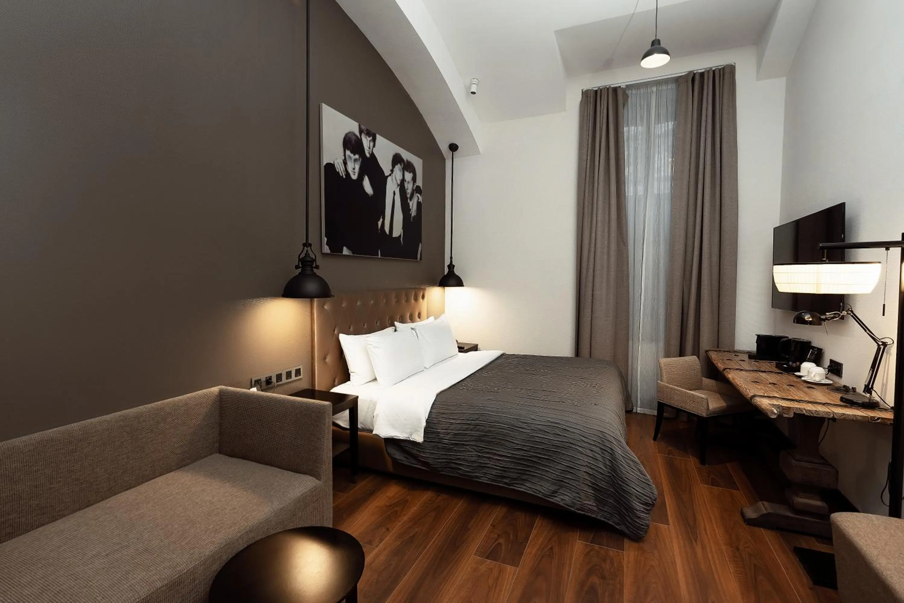 Bedroom, Bed in Quentin Prague Hotel