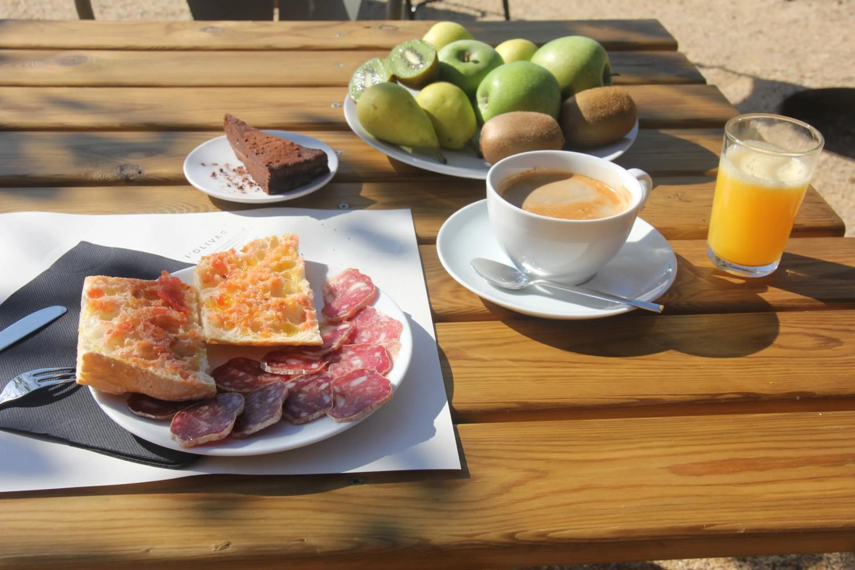 Breakfast in Hotel Fundació L'Olivar