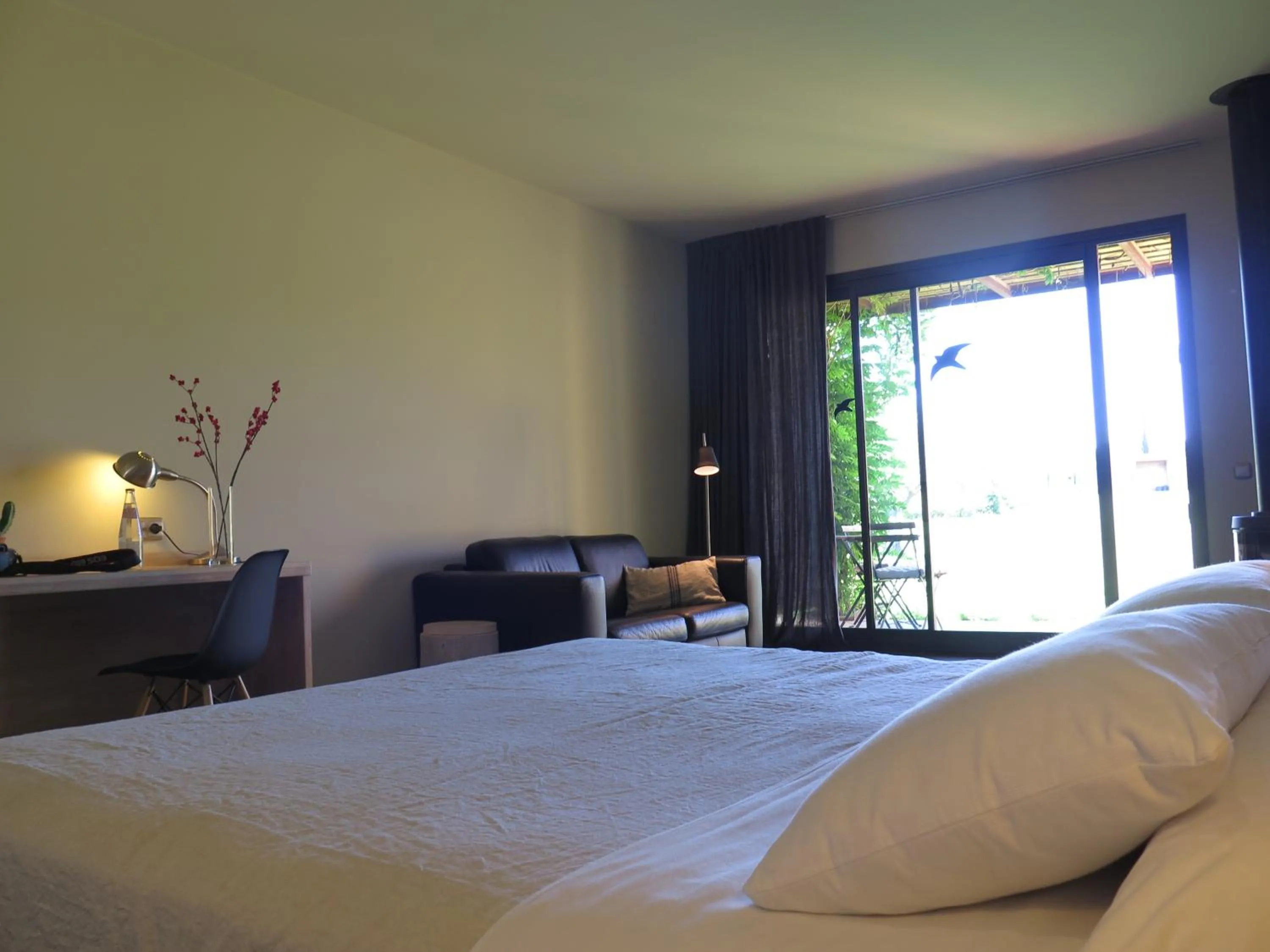 Bed in Hotel Fundació L'Olivar