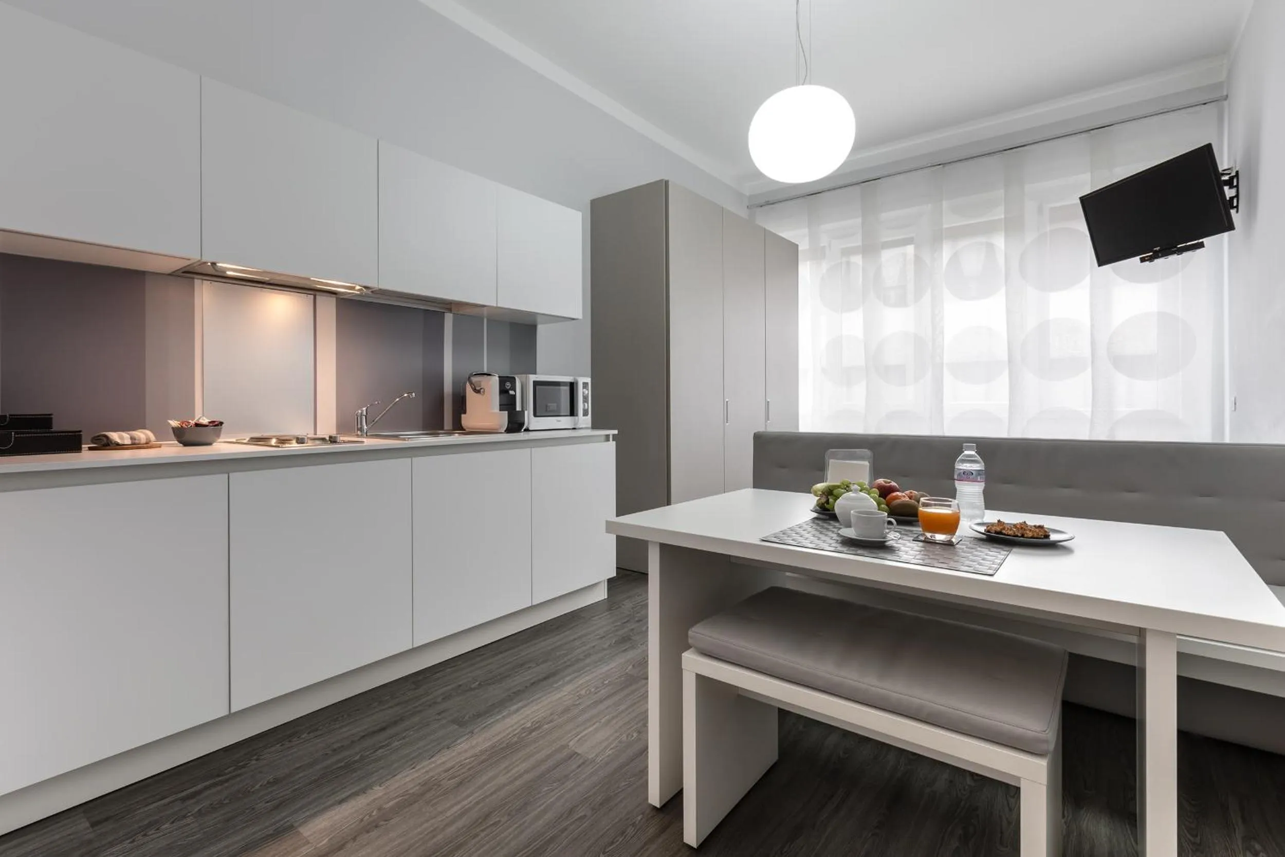 Kitchen or kitchenette in Studio Inn De Angeli