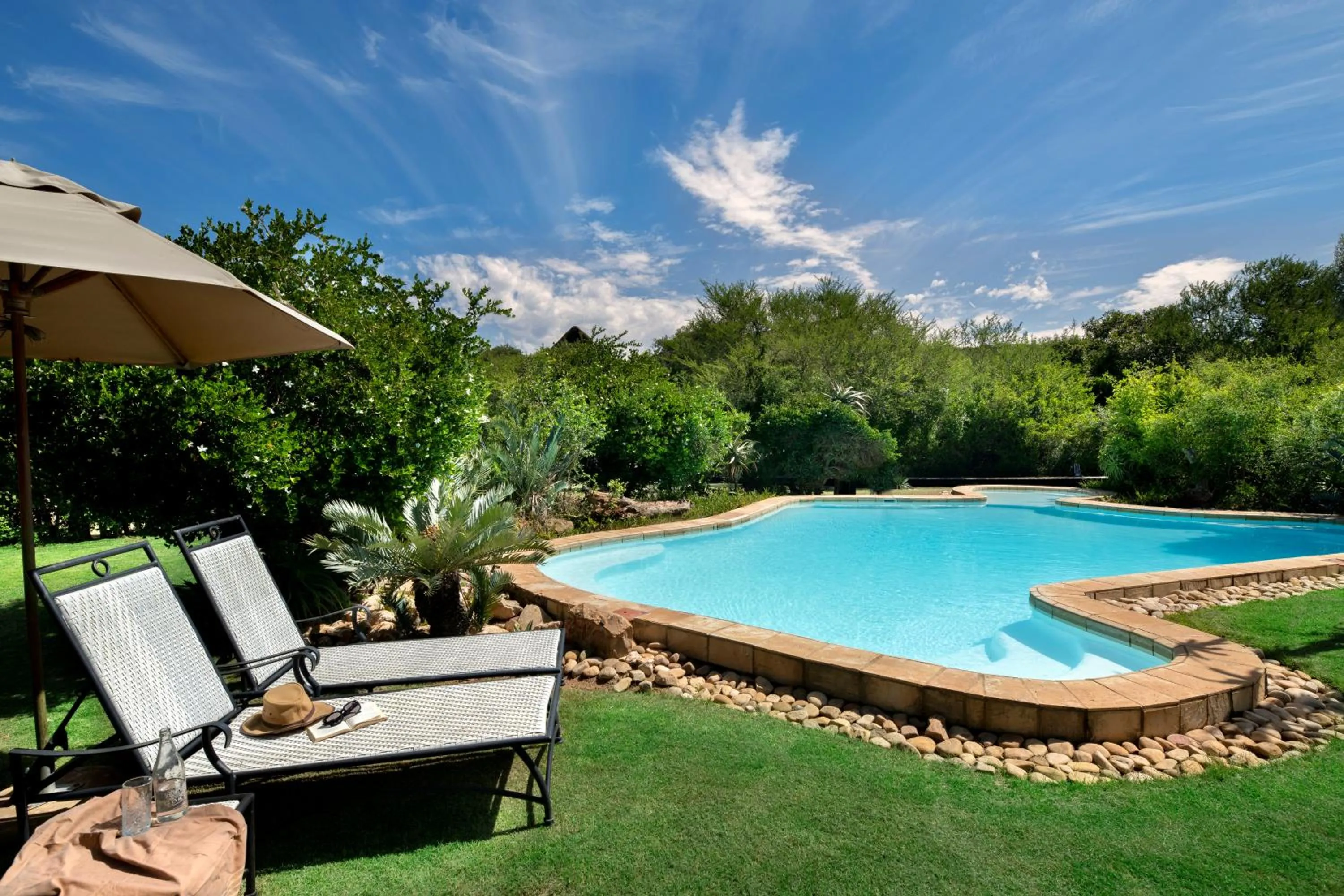 Garden in Gorah Elephant Camp